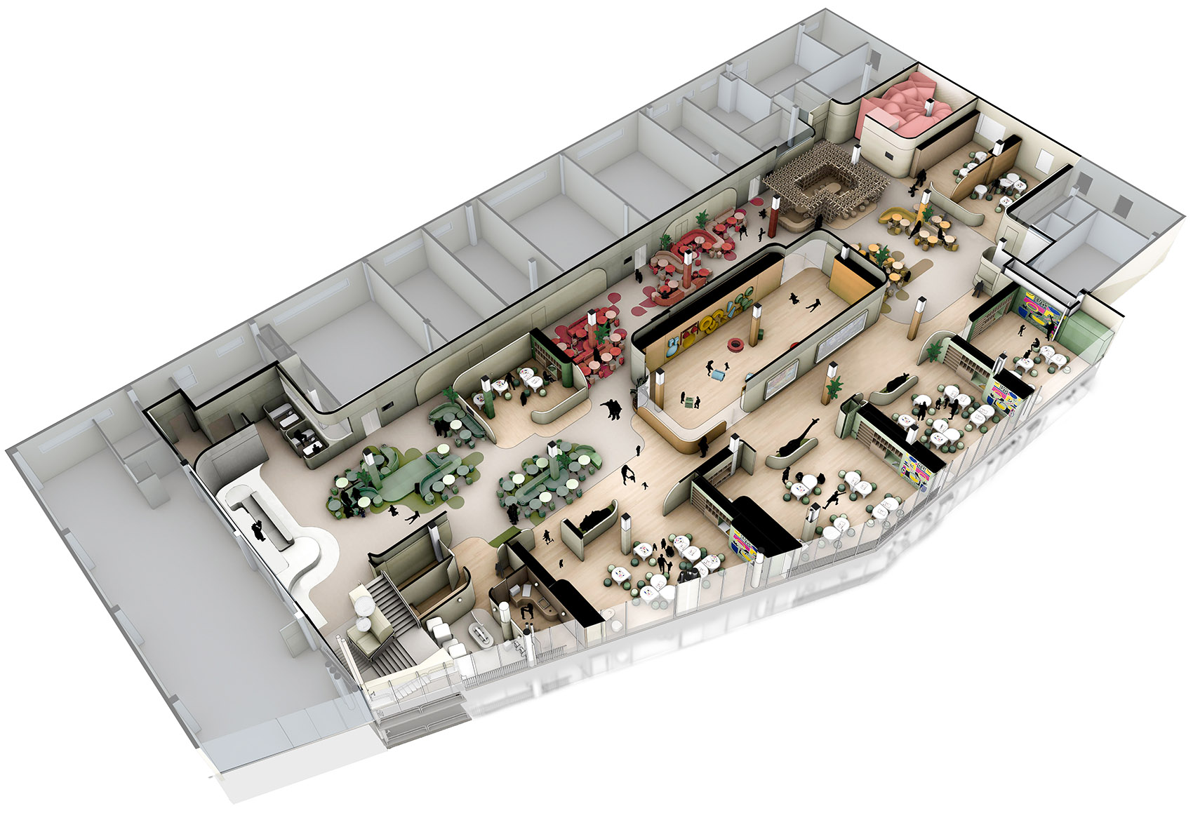 北京·“蜜糖国”儿童成长中心设计 | 未WAY Studio-1