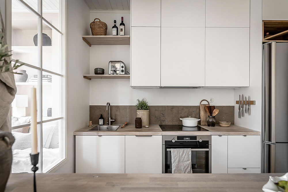 哥德堡 37 平米小公寓的巧妙分区设计-5