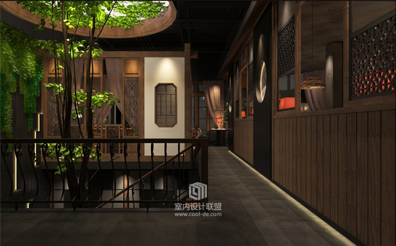 杭州品尚设计-西宁绿茶餐厅设计-15