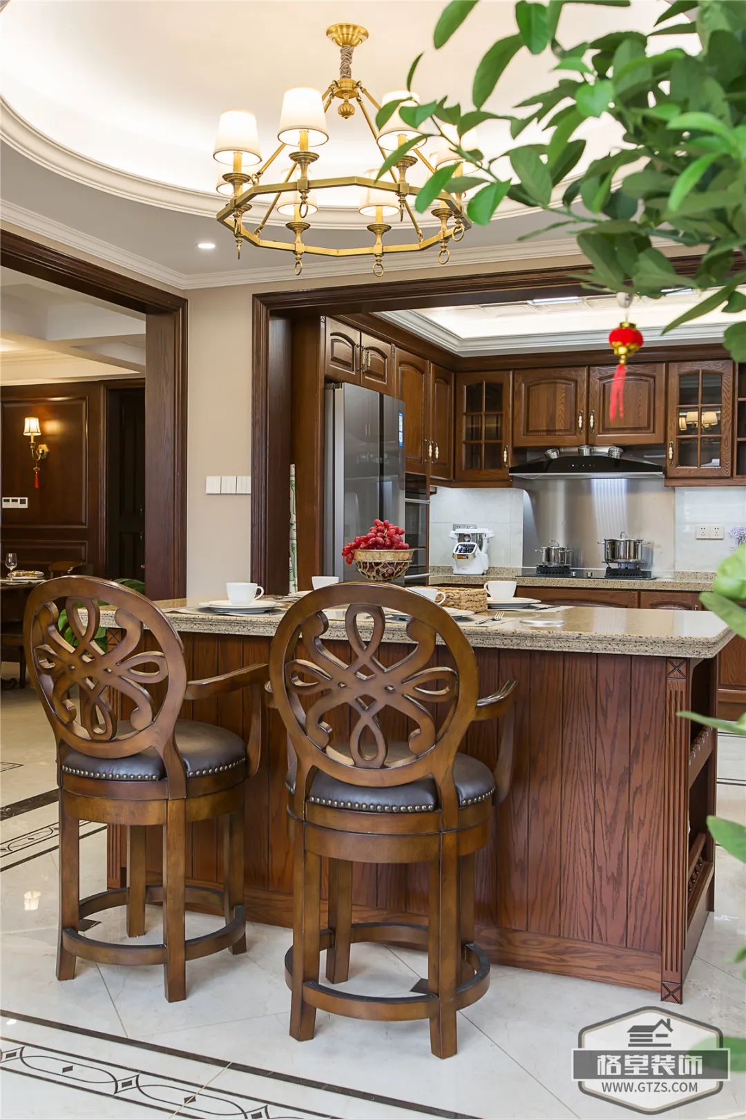 美式风情演绎,打造休闲浪漫生活空间丨格堂装饰-16