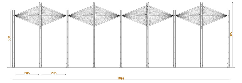 Murs à pêches 游泳池前院景观装置丨法国巴黎丨Collective Parenthèse 事务所-38