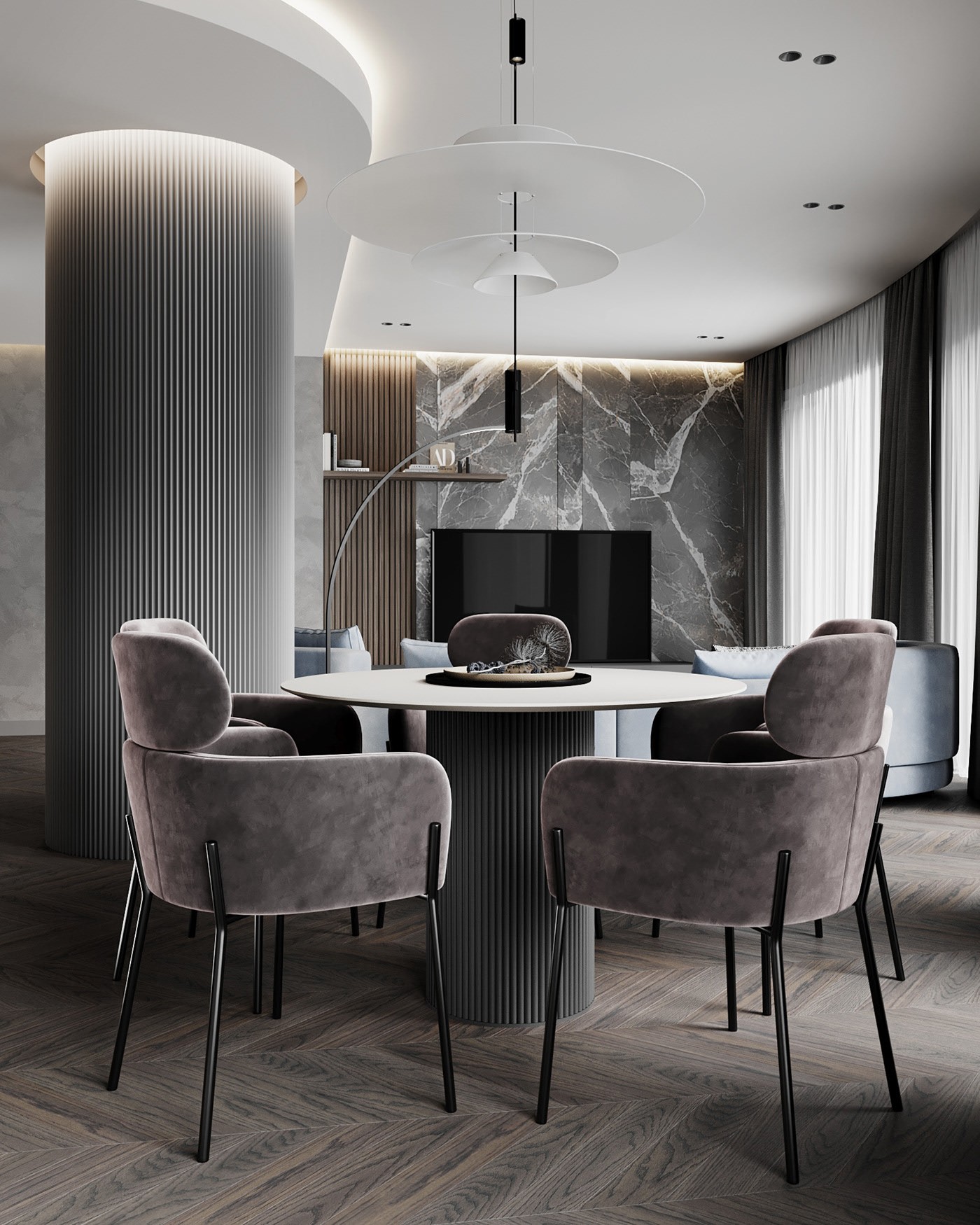 俄罗斯115㎡住宅设计 超有格调！-10