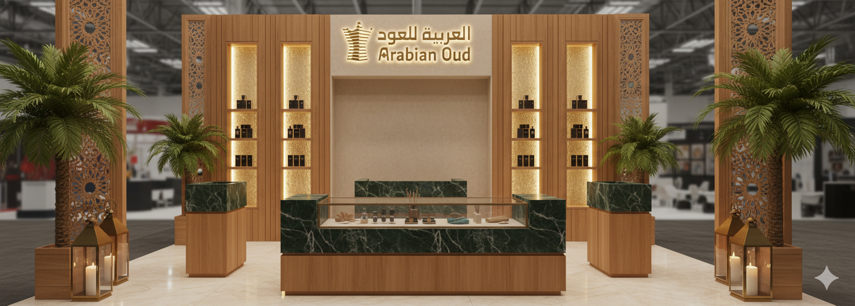 AI Arabian Oud Concept trade show , exhibition , booth-5