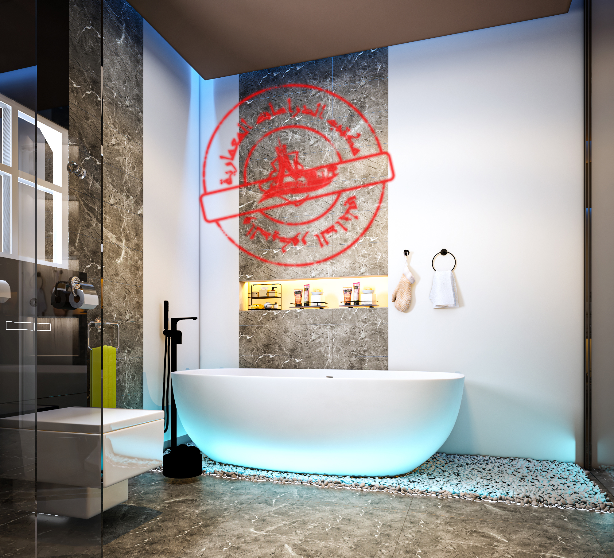 Luxury Interior Bathroom in Dubai-2