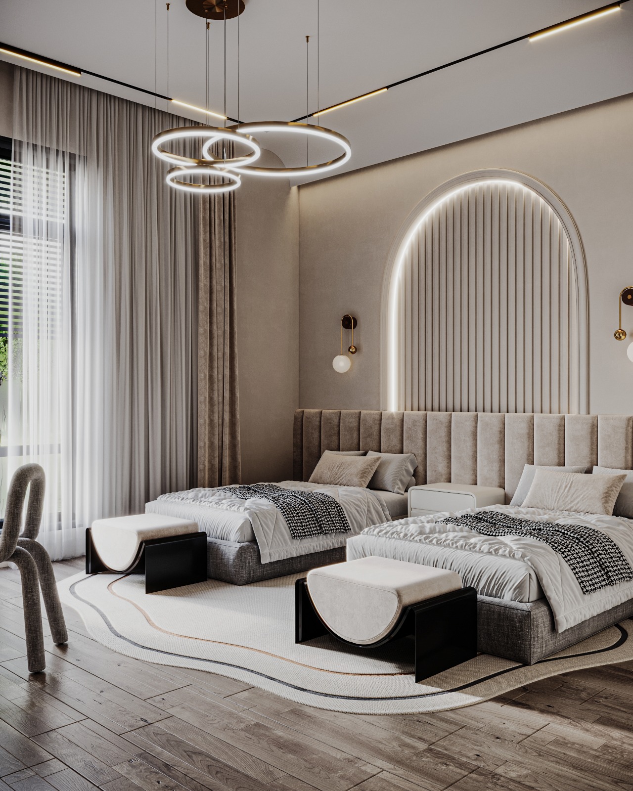 女孩卧室丨沙特阿拉伯丨Decore Holic Design-3