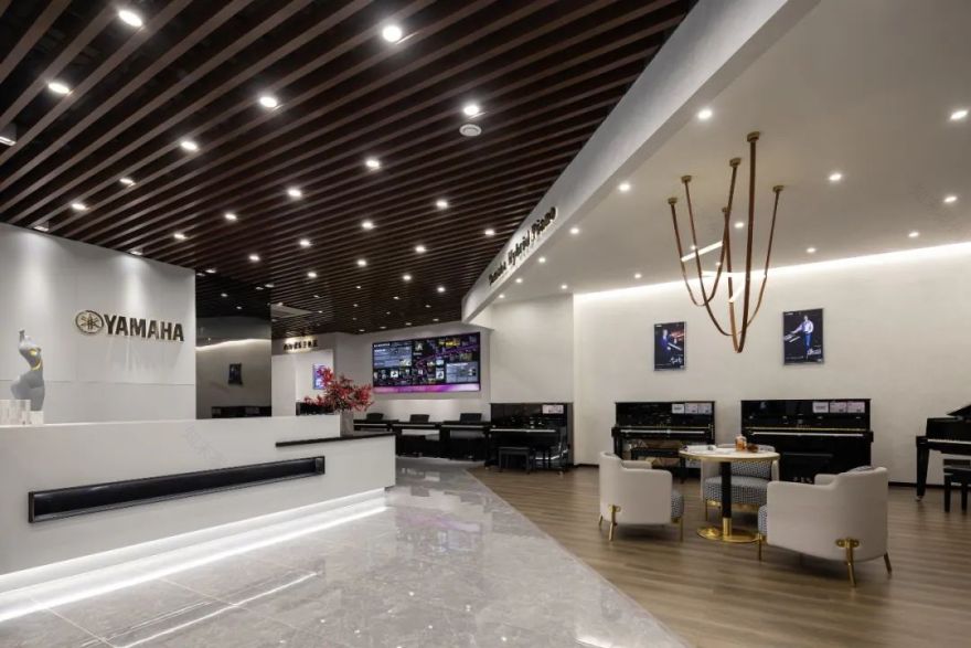 川音琴行雅马哈钢琴体验中心丨中国宁波丨一憩一空設計事务所-12