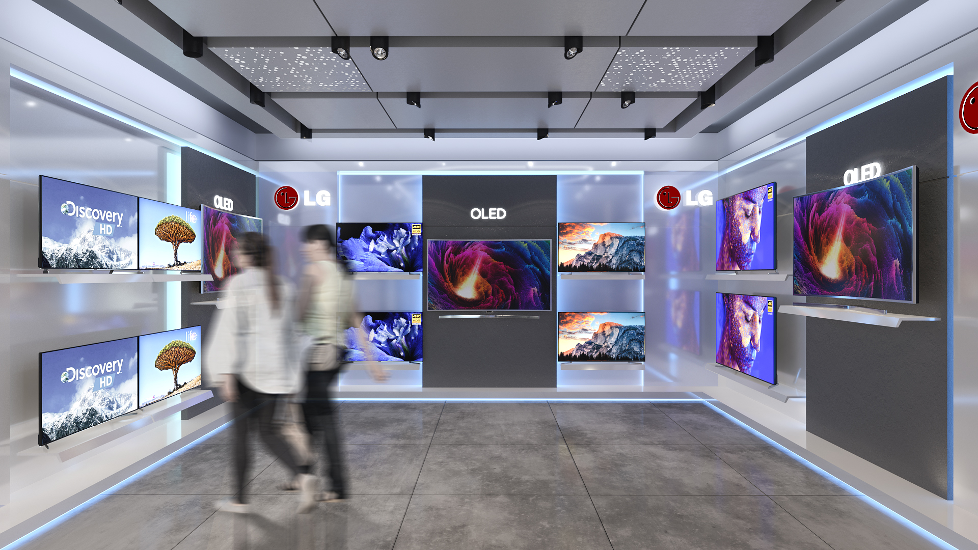 Etronic 电子产品展厅设计丨埃及开罗-18