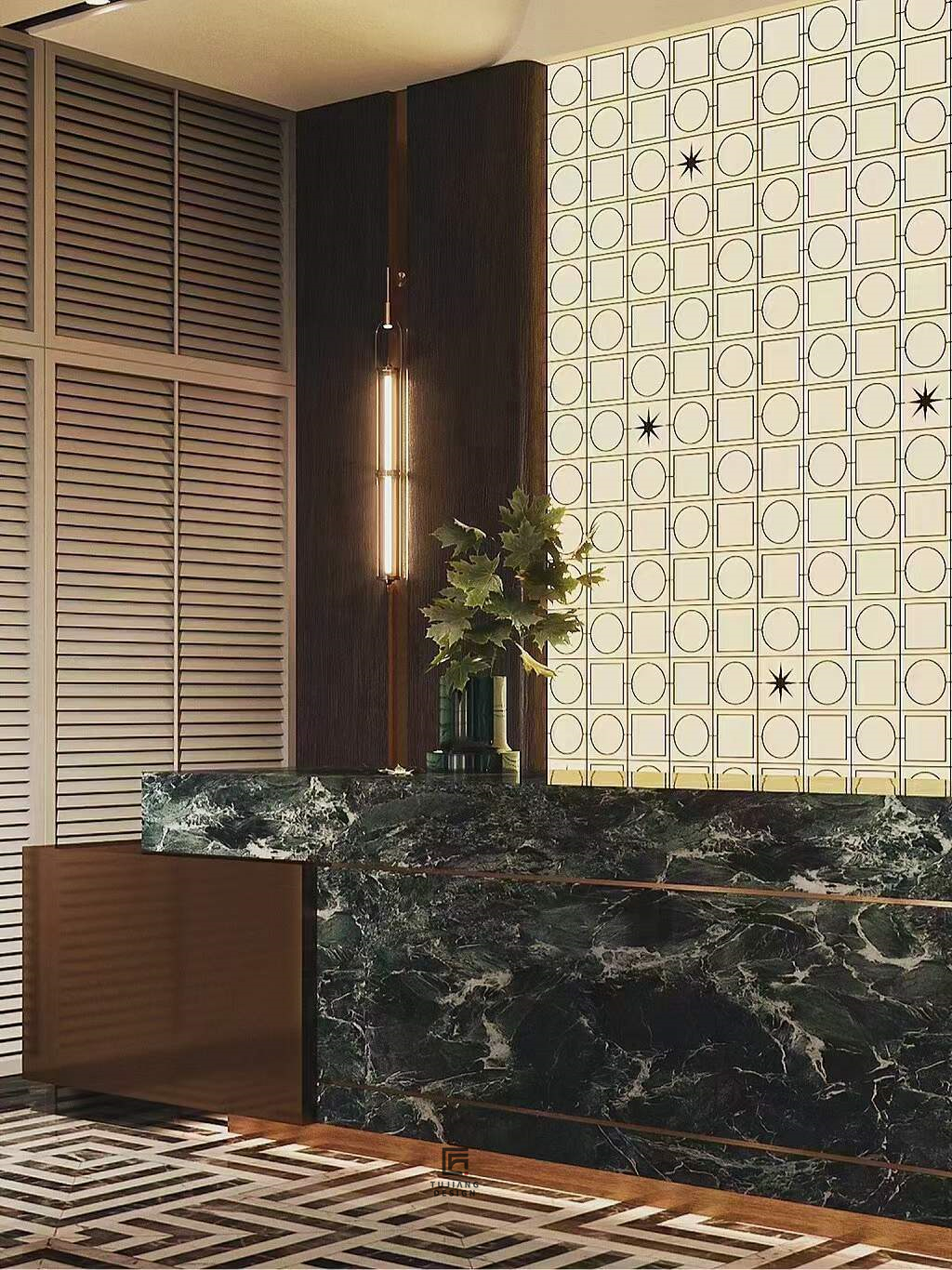 工装棋牌室设计案例 | 打造休闲娱乐的雅致空间-1