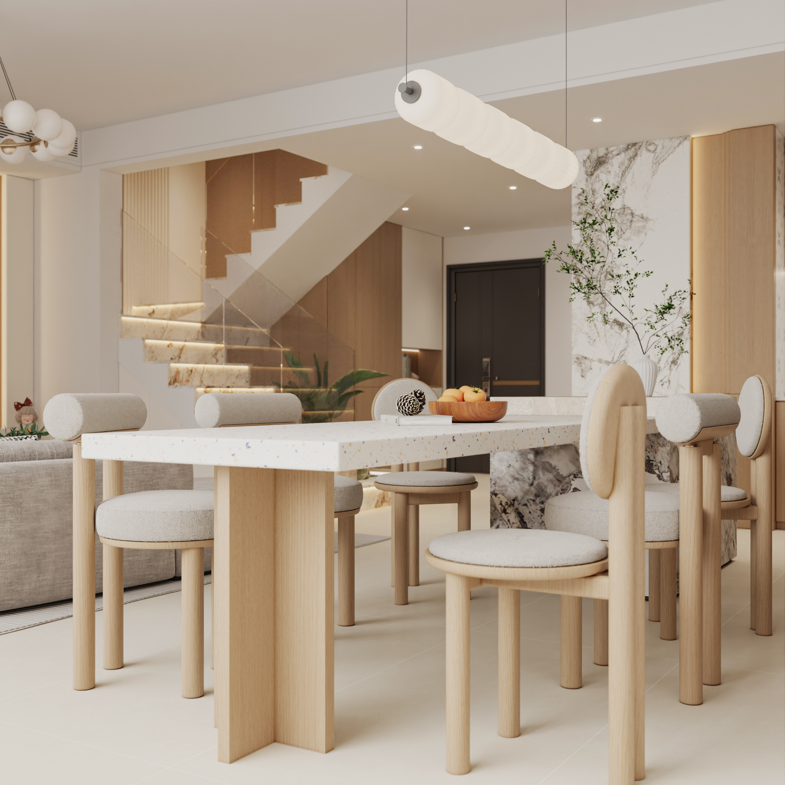 武汉-半岛九里 叠拼原木风设计-4