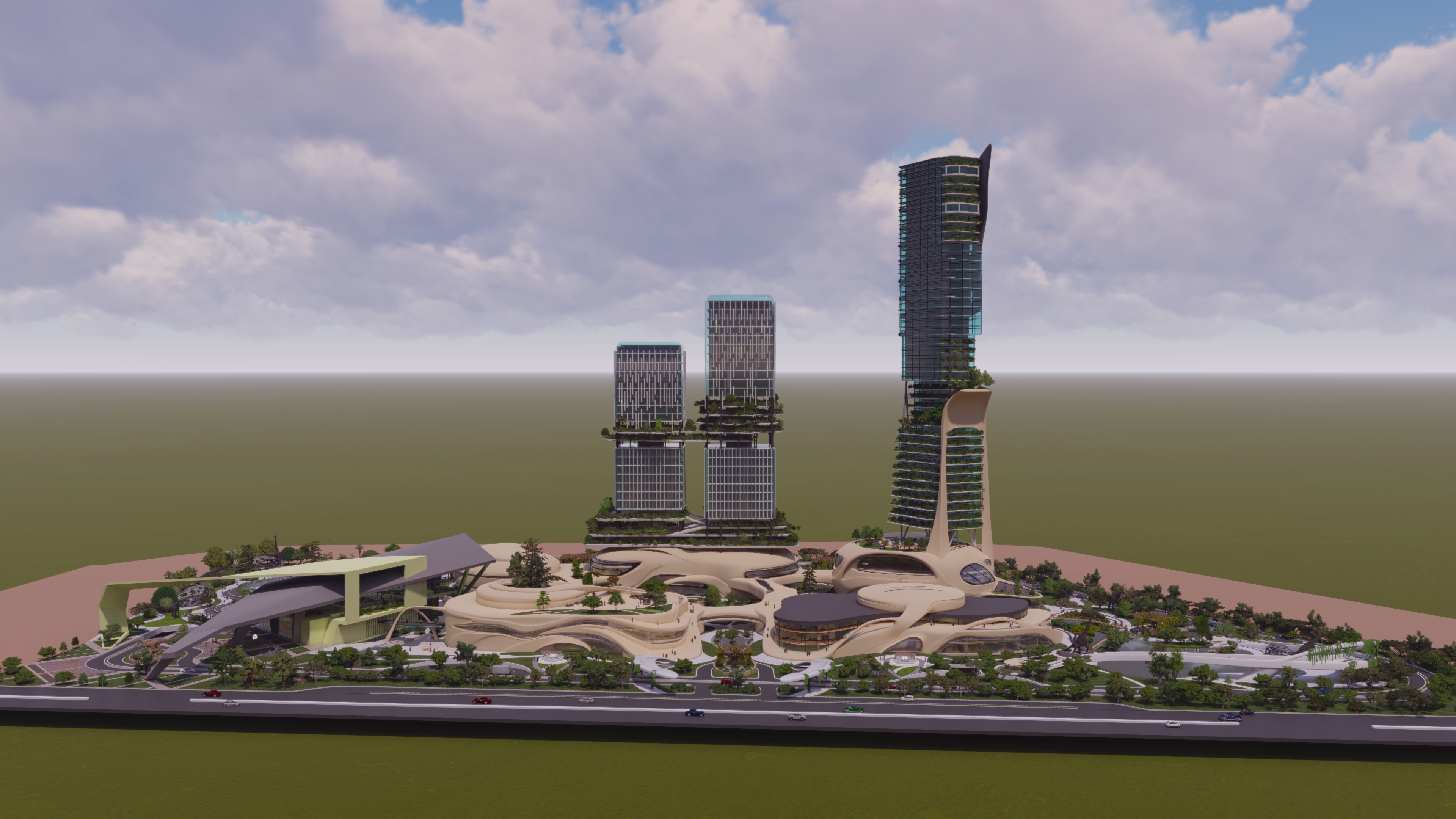 Cultural Forest Dinosaur Mixed use center-4