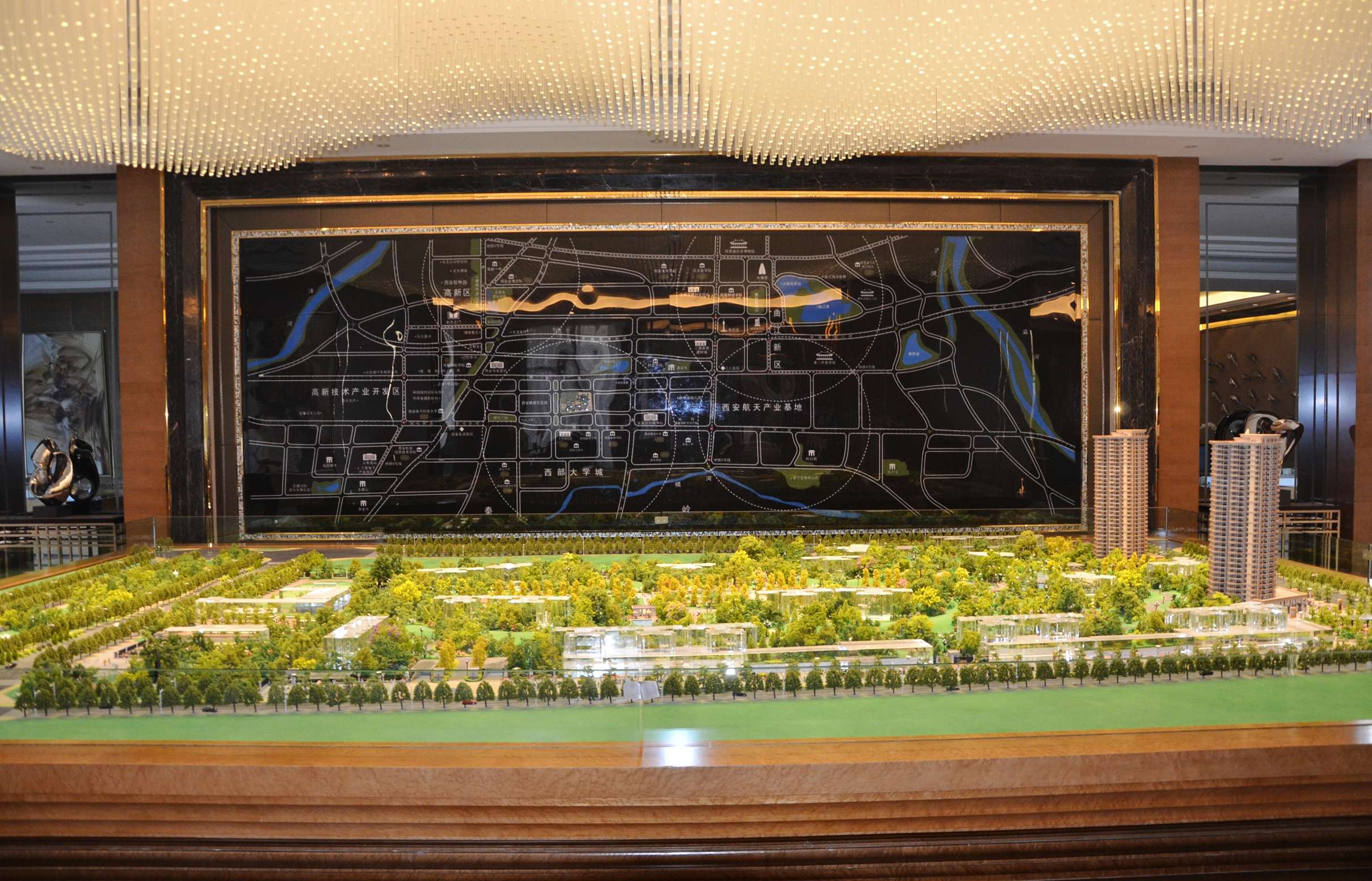 梁志天  西安雅居乐国际售楼部完工图片-33