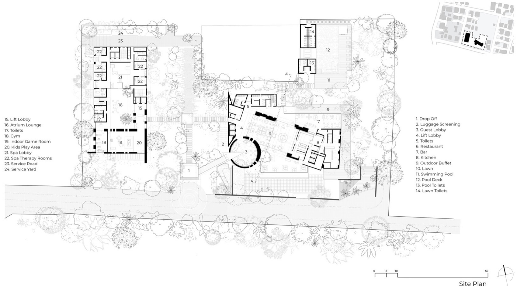 Radisson度假酒店及水疗中心丨印度丨Malik Architecture-101