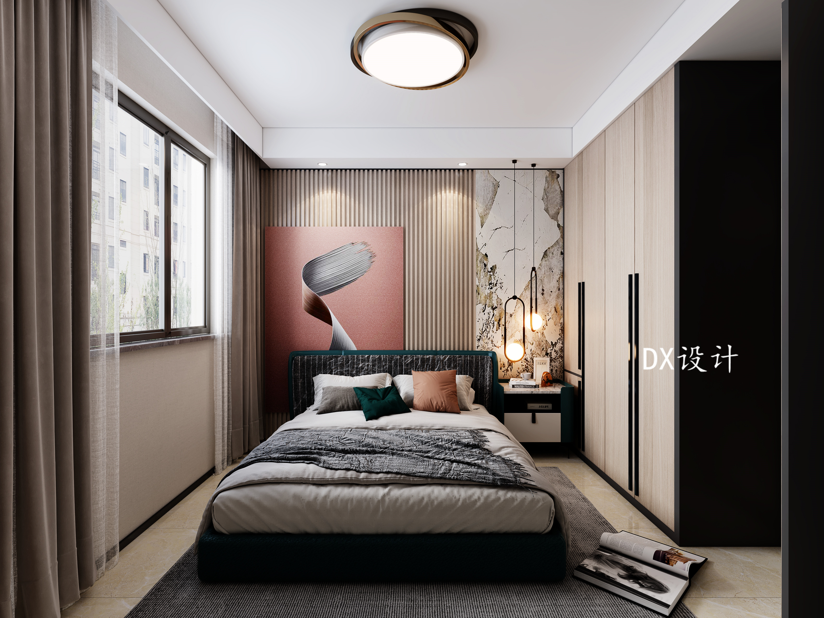 现代轻奢装修案例丨原创作品-9