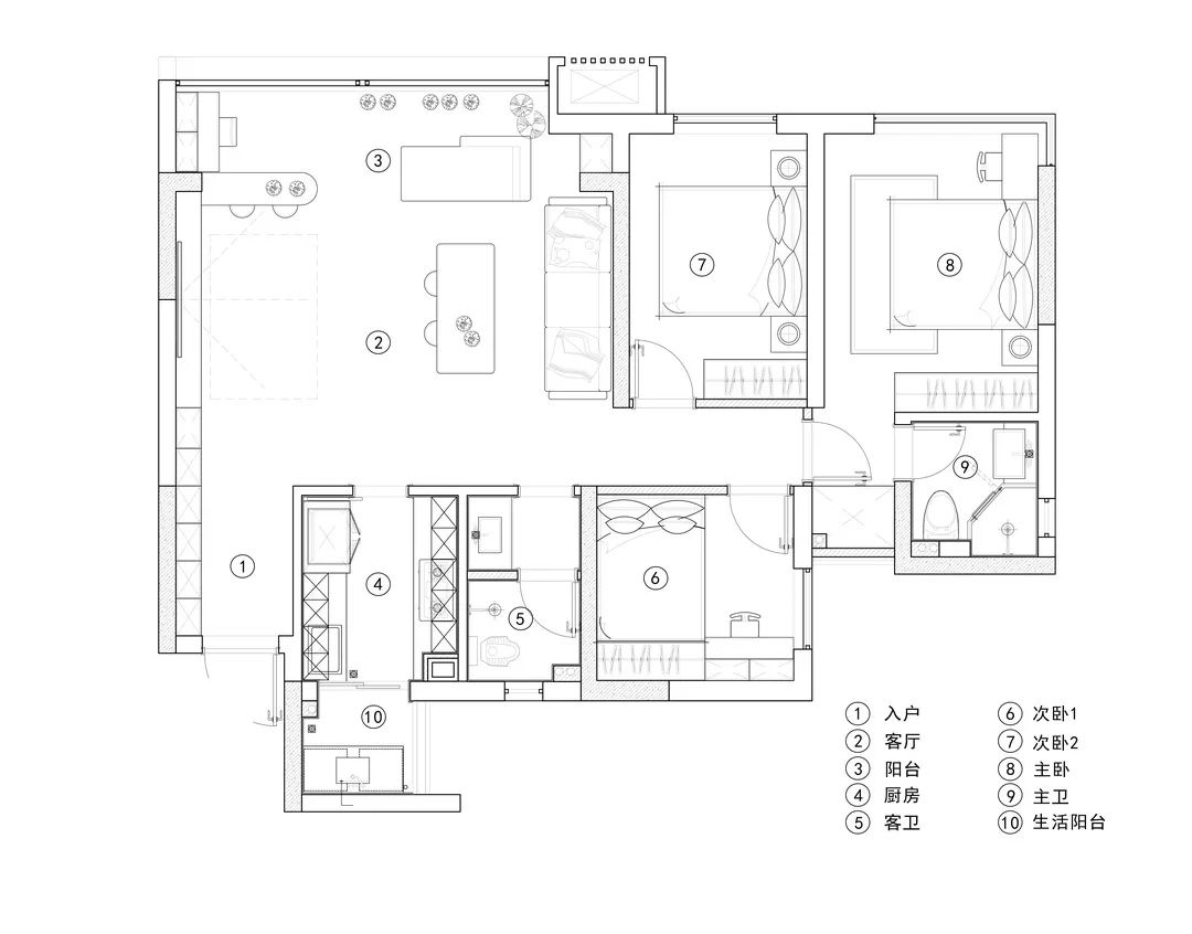 91m²现代风安居丨中国重庆丨维地营造工作室-8