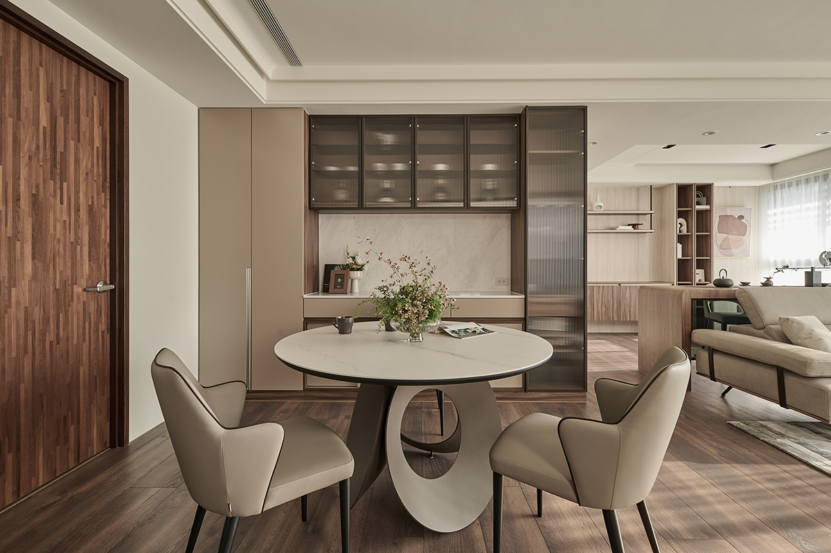 家装设计案例鉴赏——东方侘寂美学，悠然沉静退休宅 -9