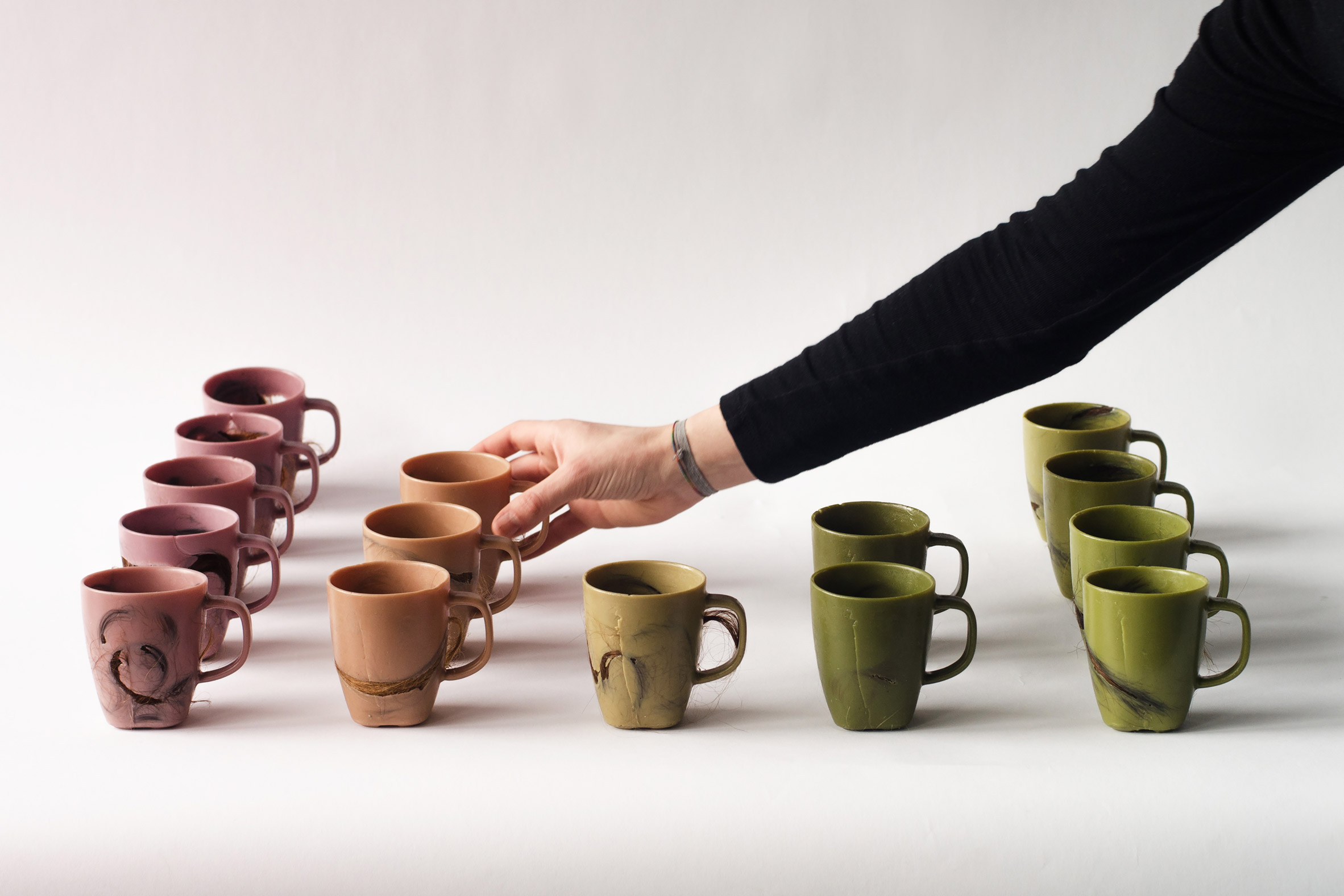 人发蜡制创意杯子,“V rdera”探索可持续设计-3