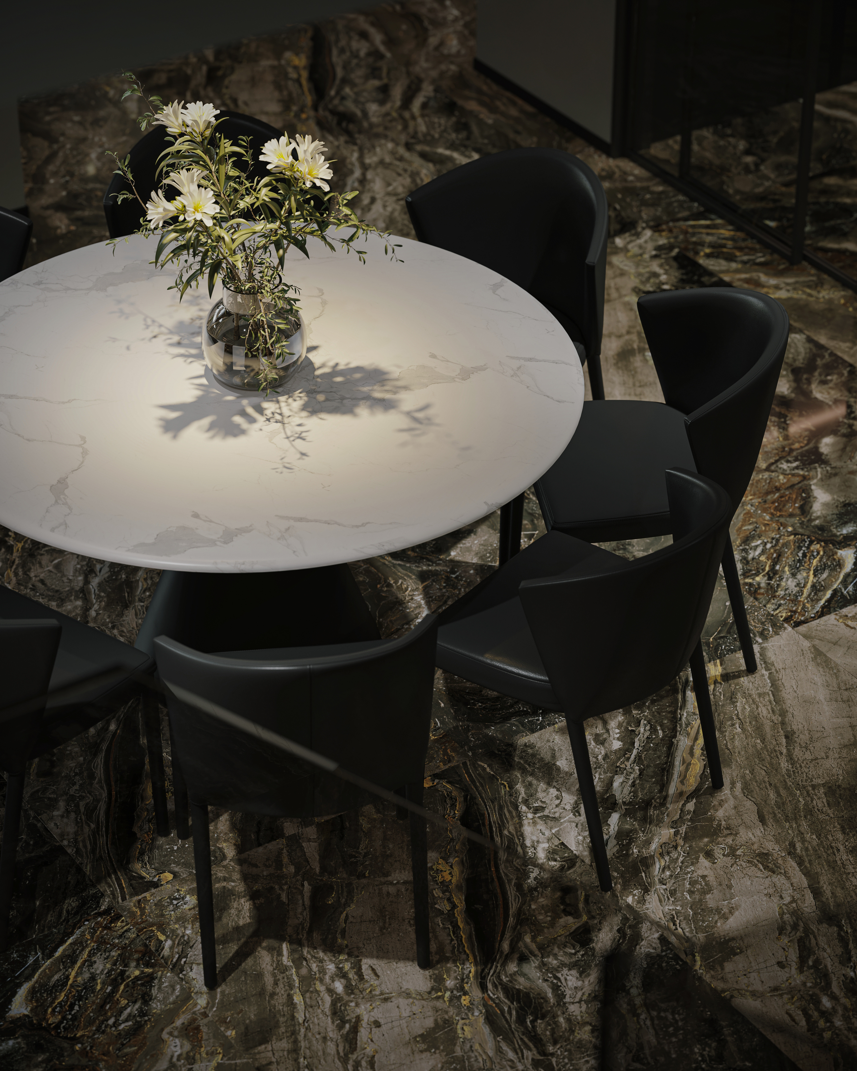 绘感视觉设计——雨后 现代别墅庭院设计案例-5