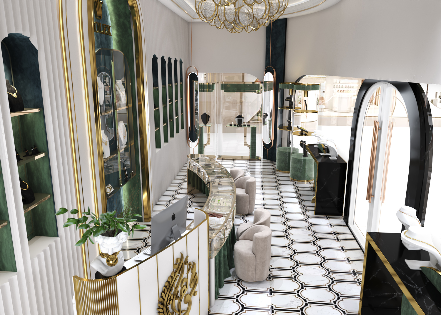 我的珠宝店

注：مجوهراتي意为我的珠宝 ，SHOP是英文商店，结合起来可理解为我的珠宝店  丨ERENY-11