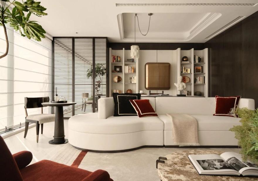 璞辉设计 · 中建东孚上海中环麓岛145㎡样板间丨中国上海丨软装上海璞辉空间设计有限公司,硬装集艾设计-8