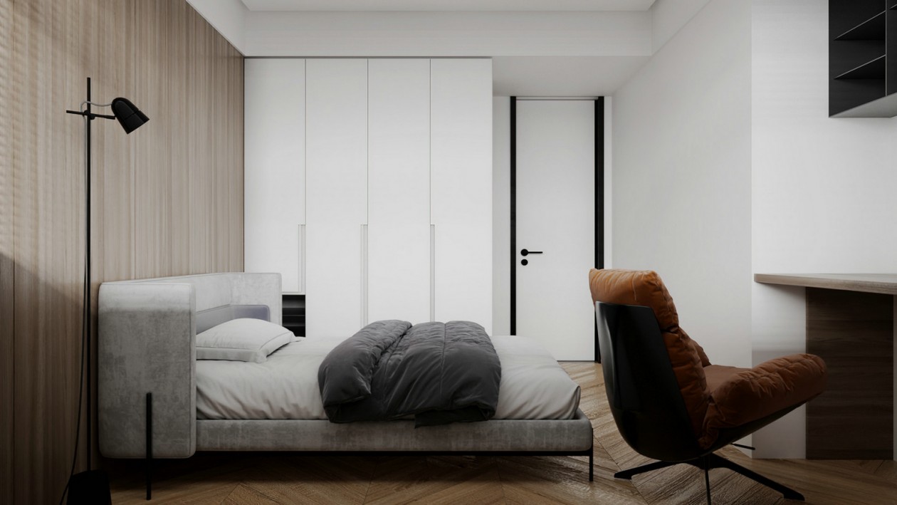 高级色系黑白灰空间搭配 超有气质-12