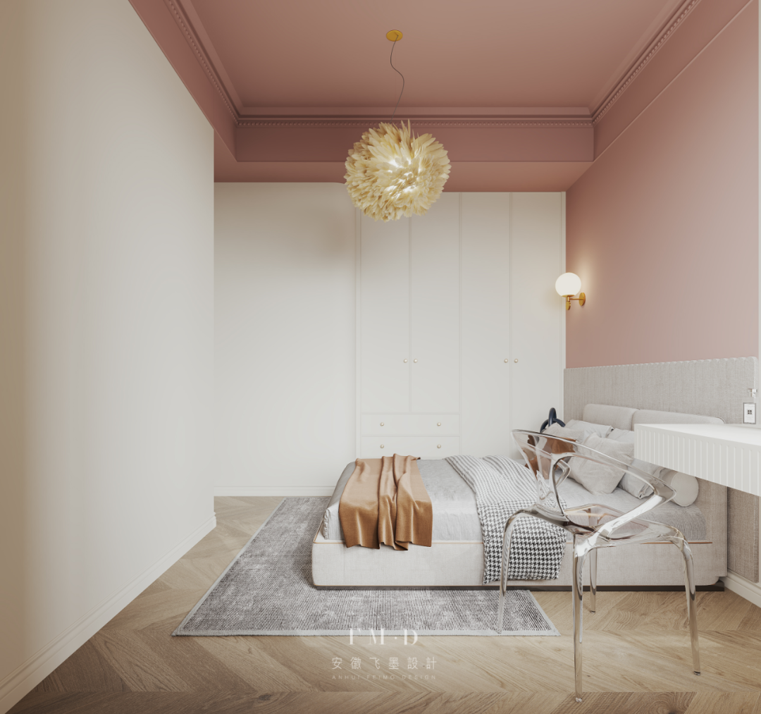 奶油系大平层,温馨家居设计典范丨中国合肥丨飞墨设计组-41