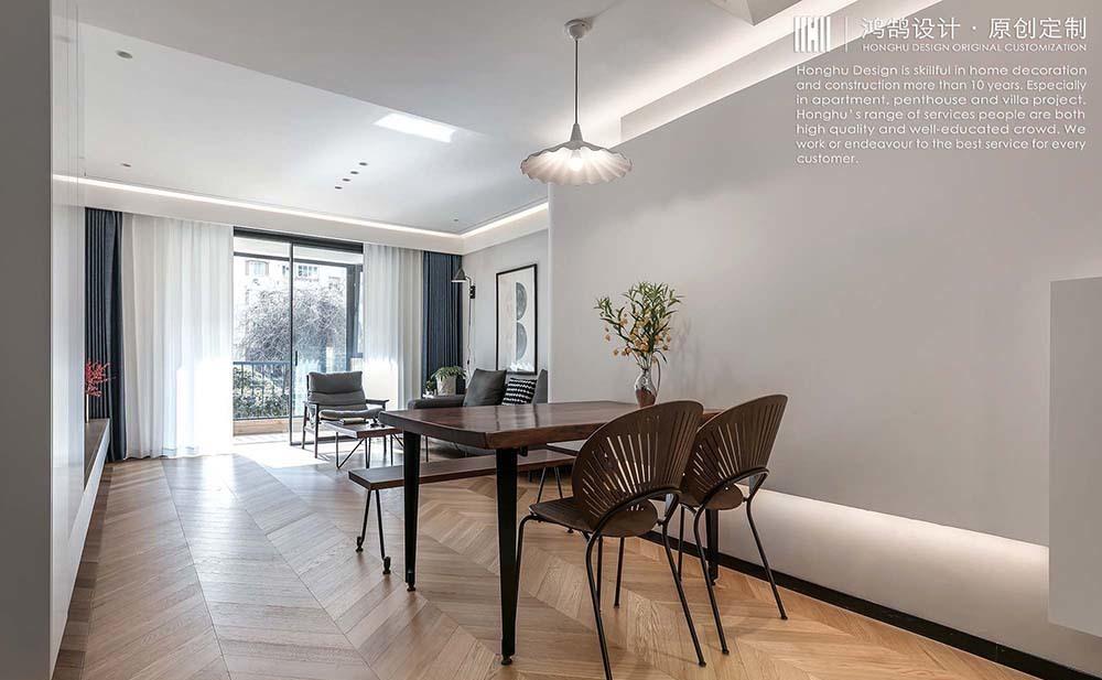 微水泥极简风平层公寓设计丨中国上海丨上海鸿鹄设计-15