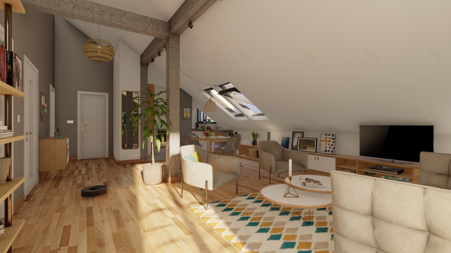 家庭 loft 设计-5