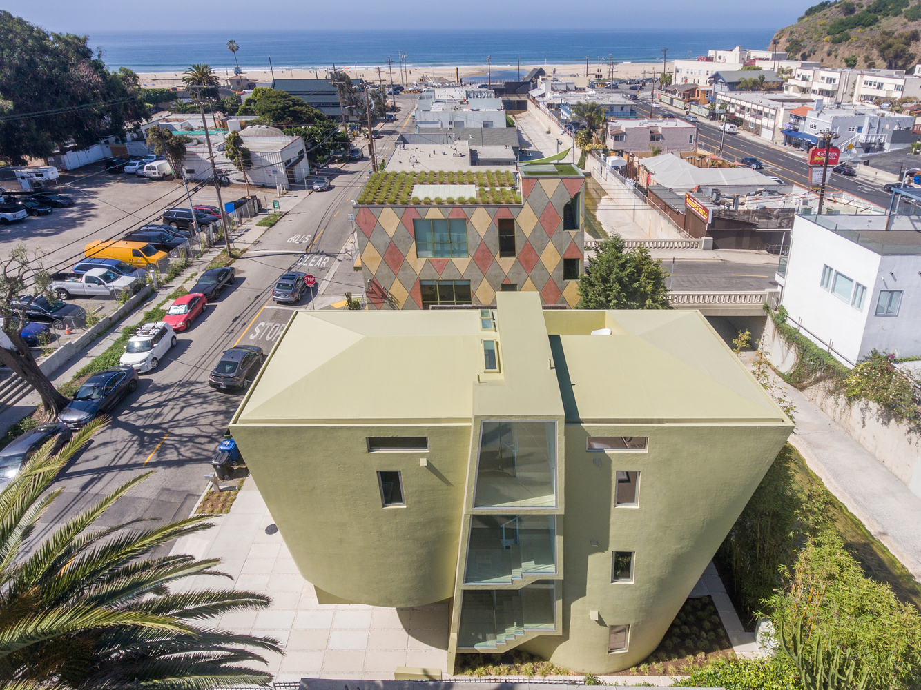 洛杉矶 Santa Monica Canyon 独特曲线住宅设计丨美国洛杉矶丨Eric Owen Moss Architects-14