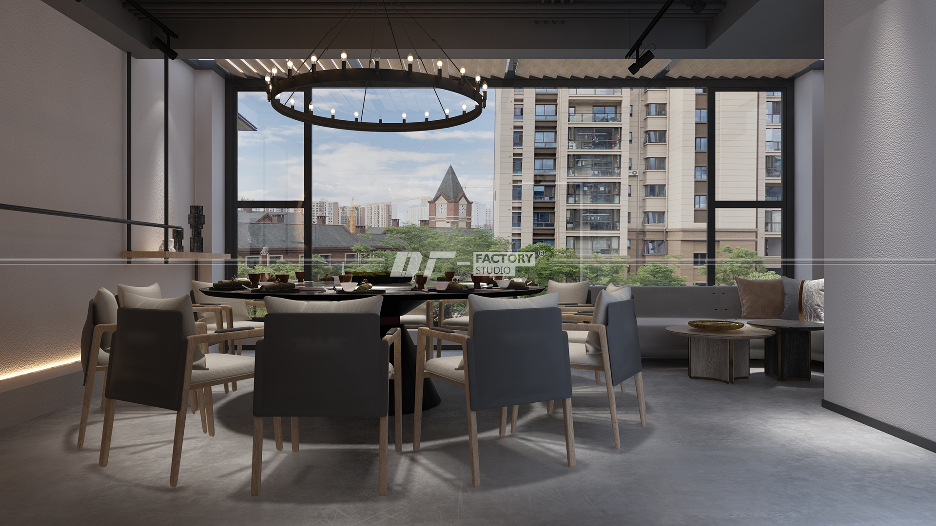 曲靖艺术餐厅设计丨中国曲靖丨鱼骨设计-31