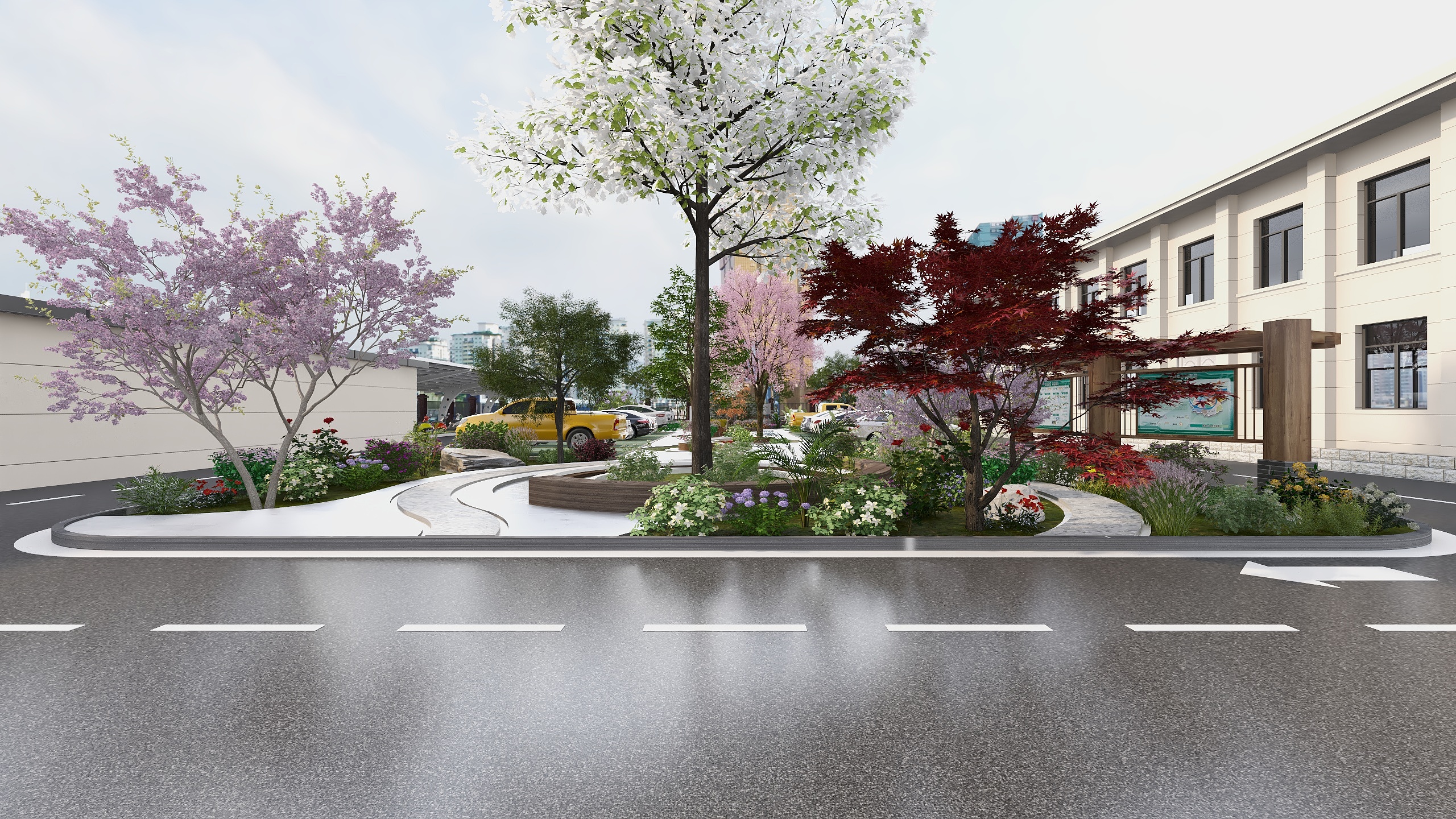 国家电网基层供电所园林景观设计-6