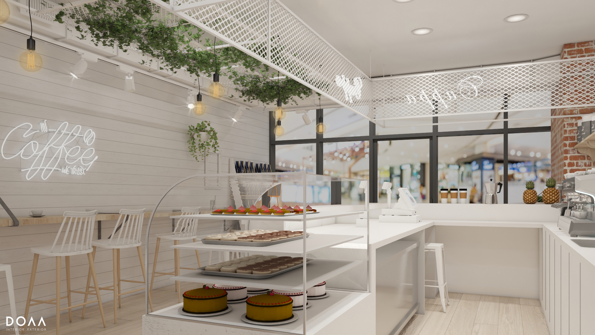 法国工业咖啡馆丨印度达曼丨Doaa Interior-13