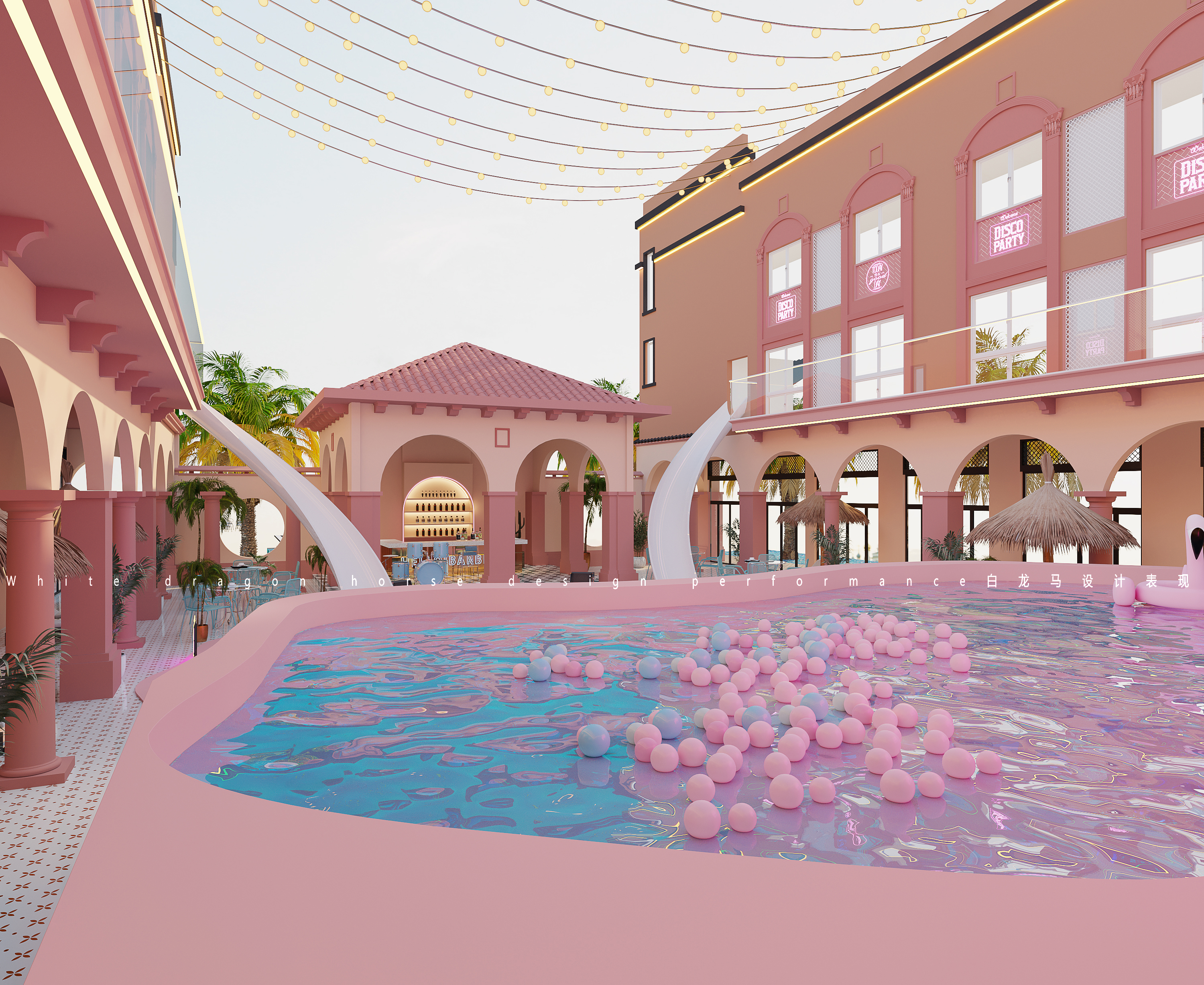 工装游泳馆——白龙马效果图-3
