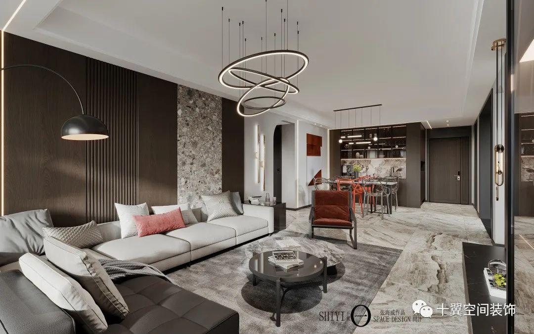 淳厚咖啡香 · 张海威的新中式设计魅力丨十翼空间装饰-22