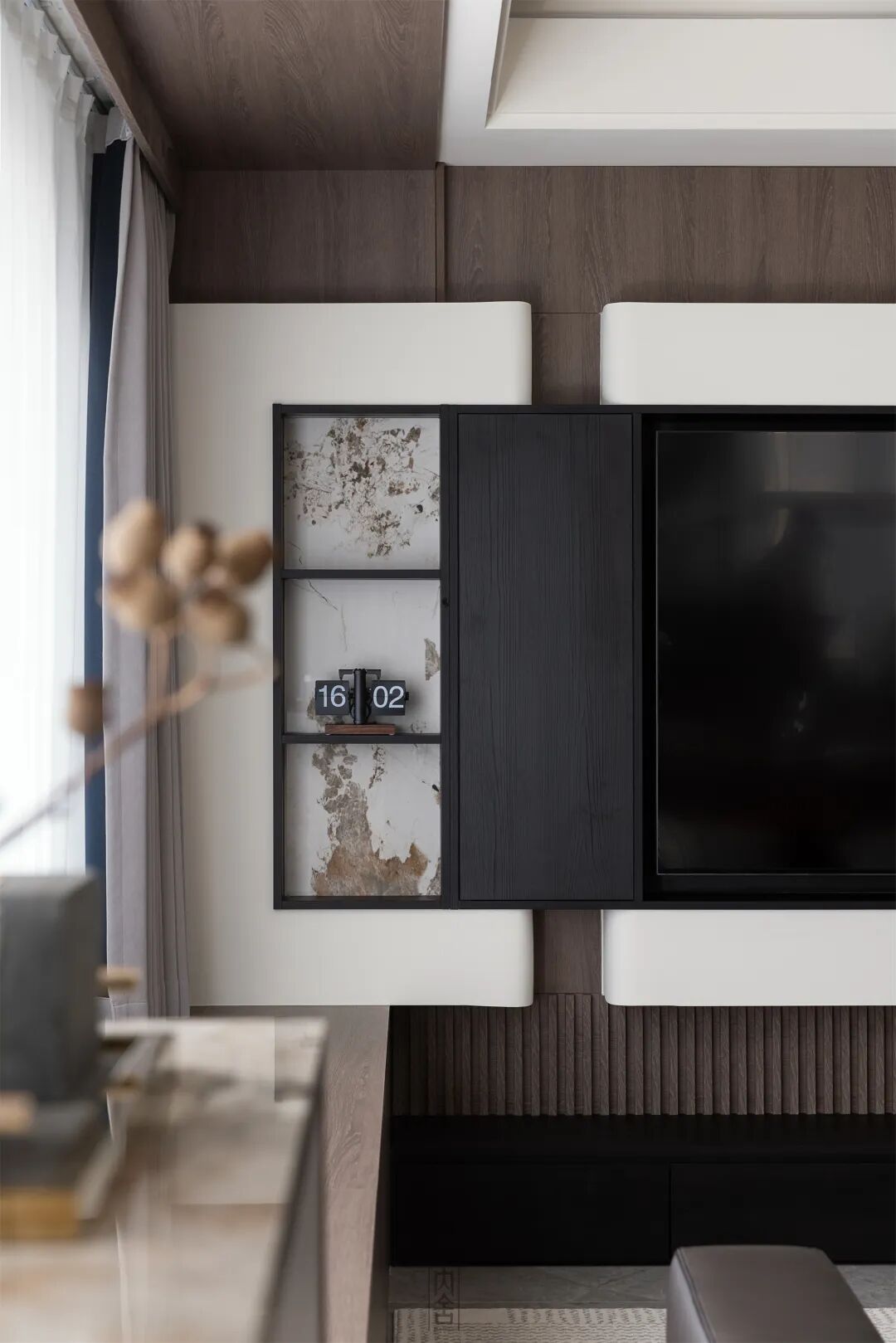 内舍软装丨139㎡意式风住宅，简而有序，勾勒摩登意式生活美学！-13