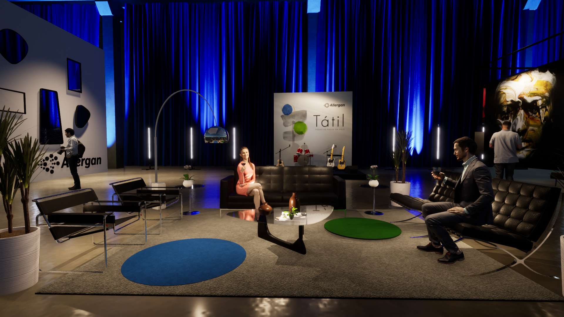 Cenografia Allergan Tátil lançamento-5