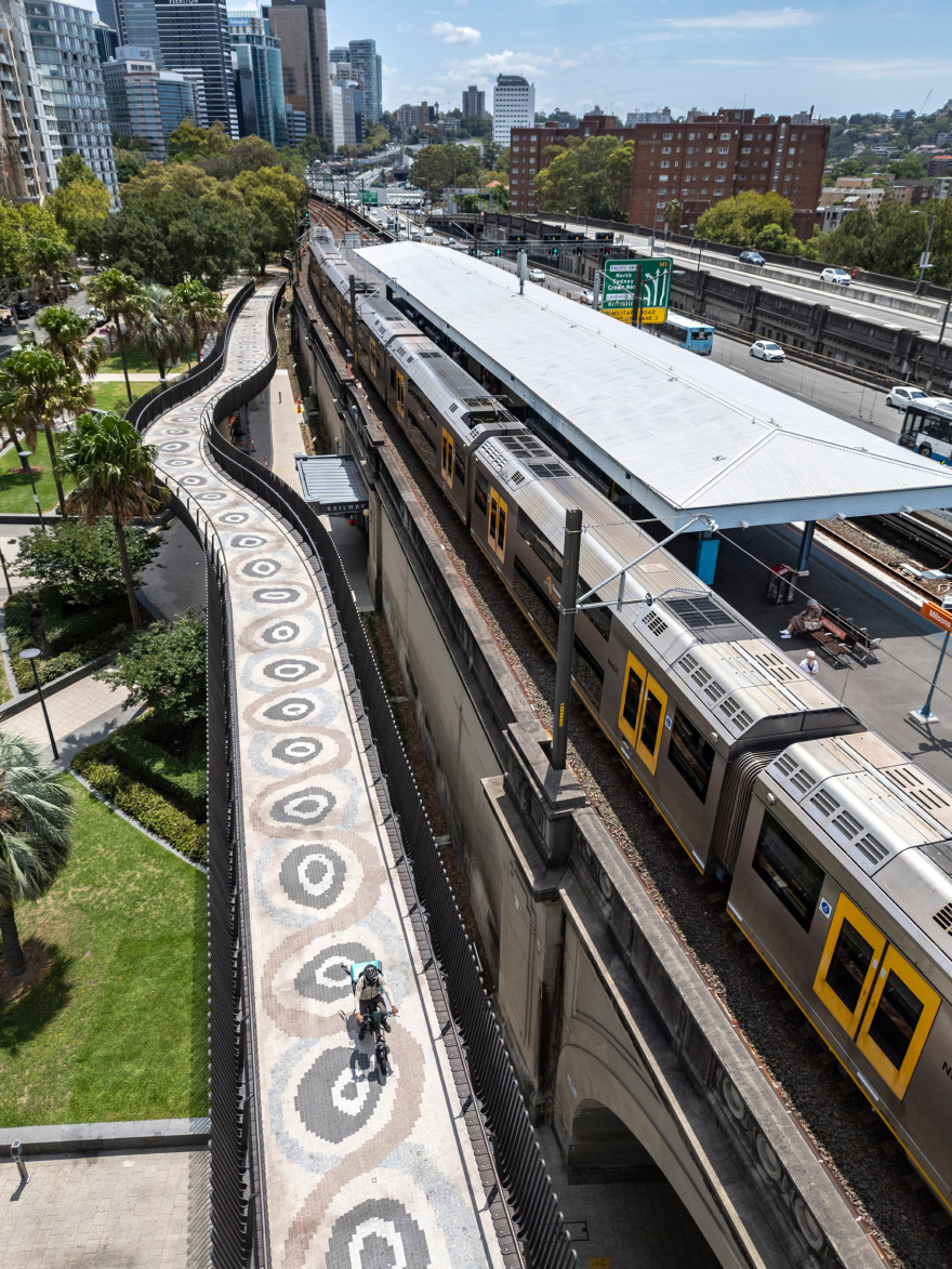 悉尼海港大桥自行车道坡道丨澳大利亚悉尼丨Aspect Studios,Collins and Turner等-12