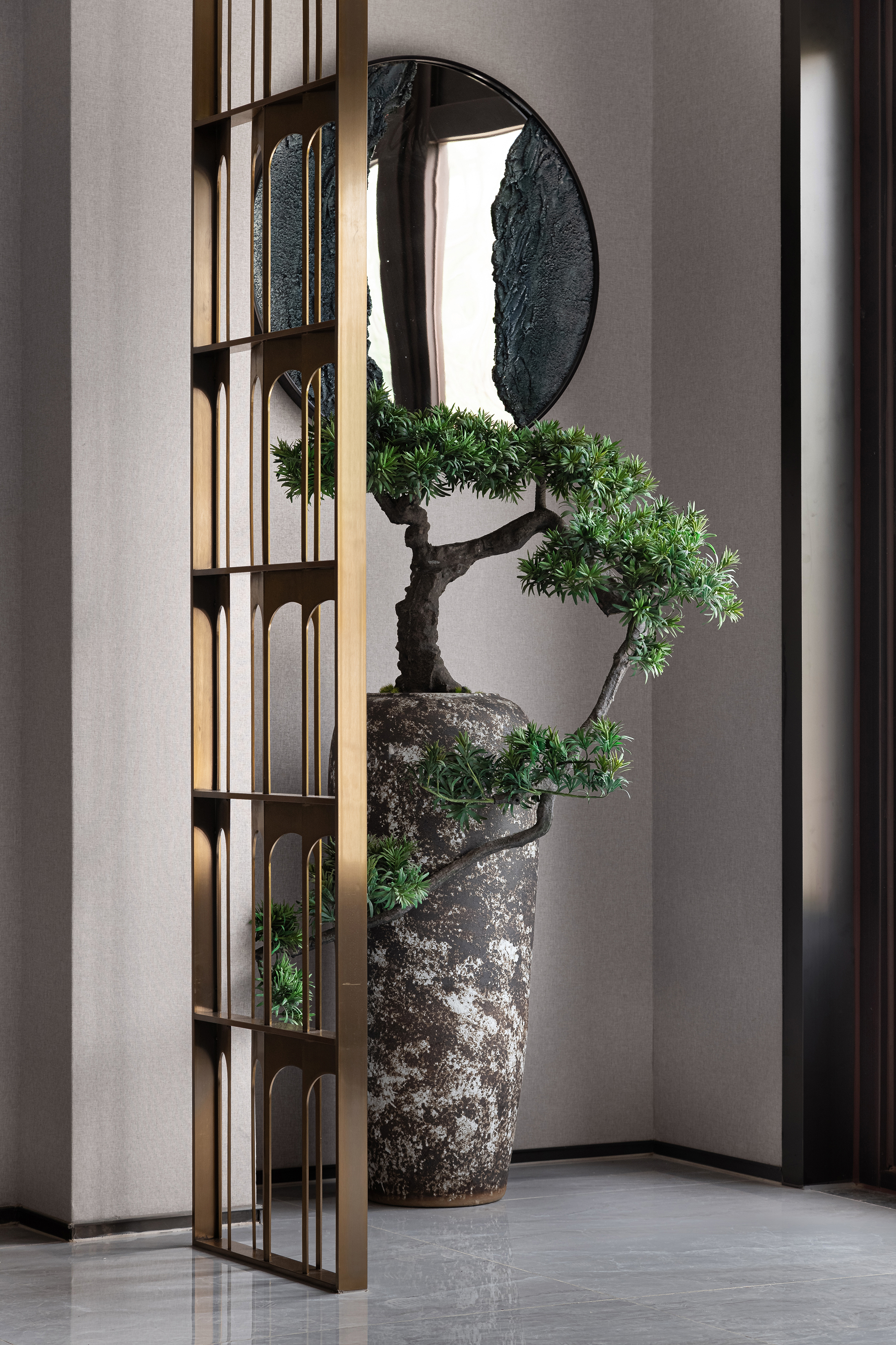 济南雍泉府下叠样板间 | 素雅新中式，融入自然之美-31