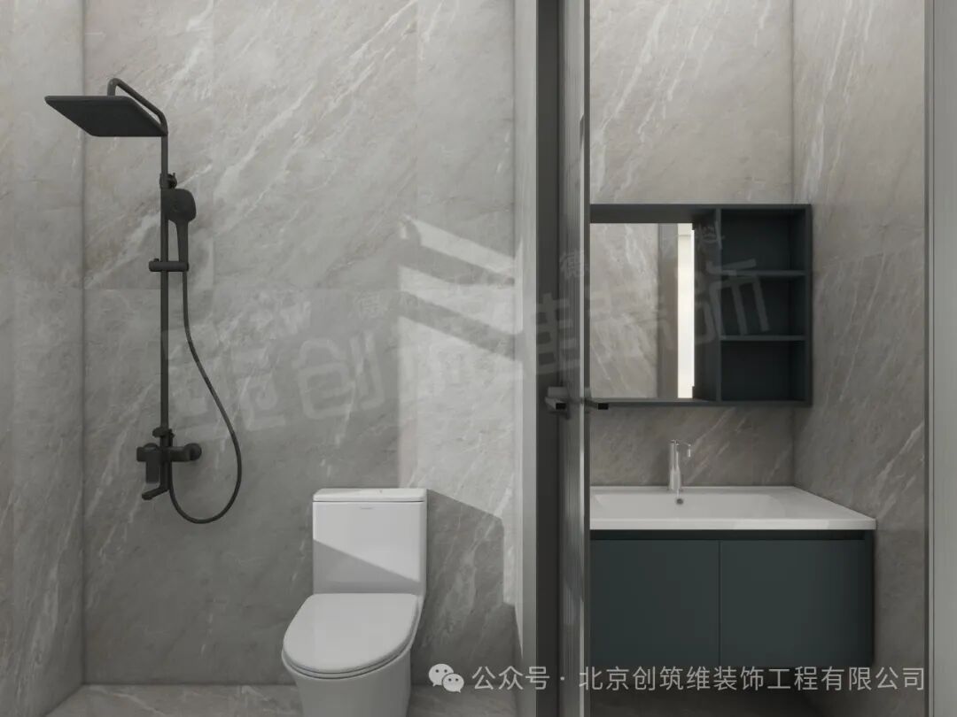 御东君临|122㎡3室2厅3卫1厨轻奢风装修案例-49