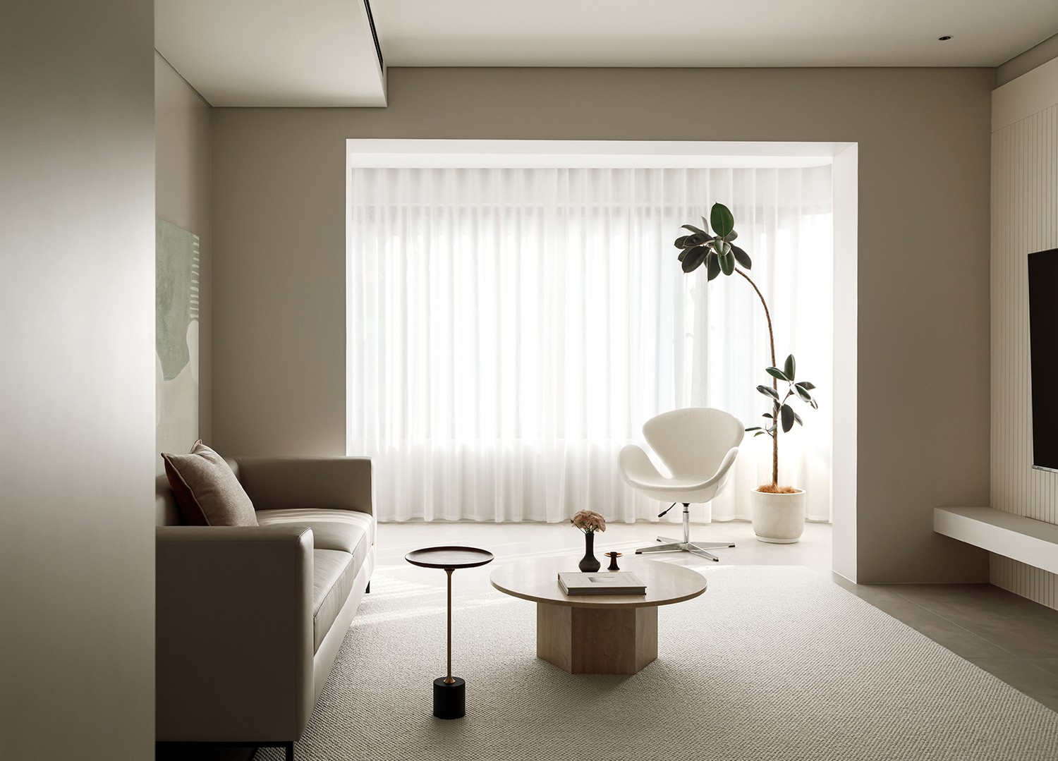 米白色调的家丨中国上海丨浠多设计-9