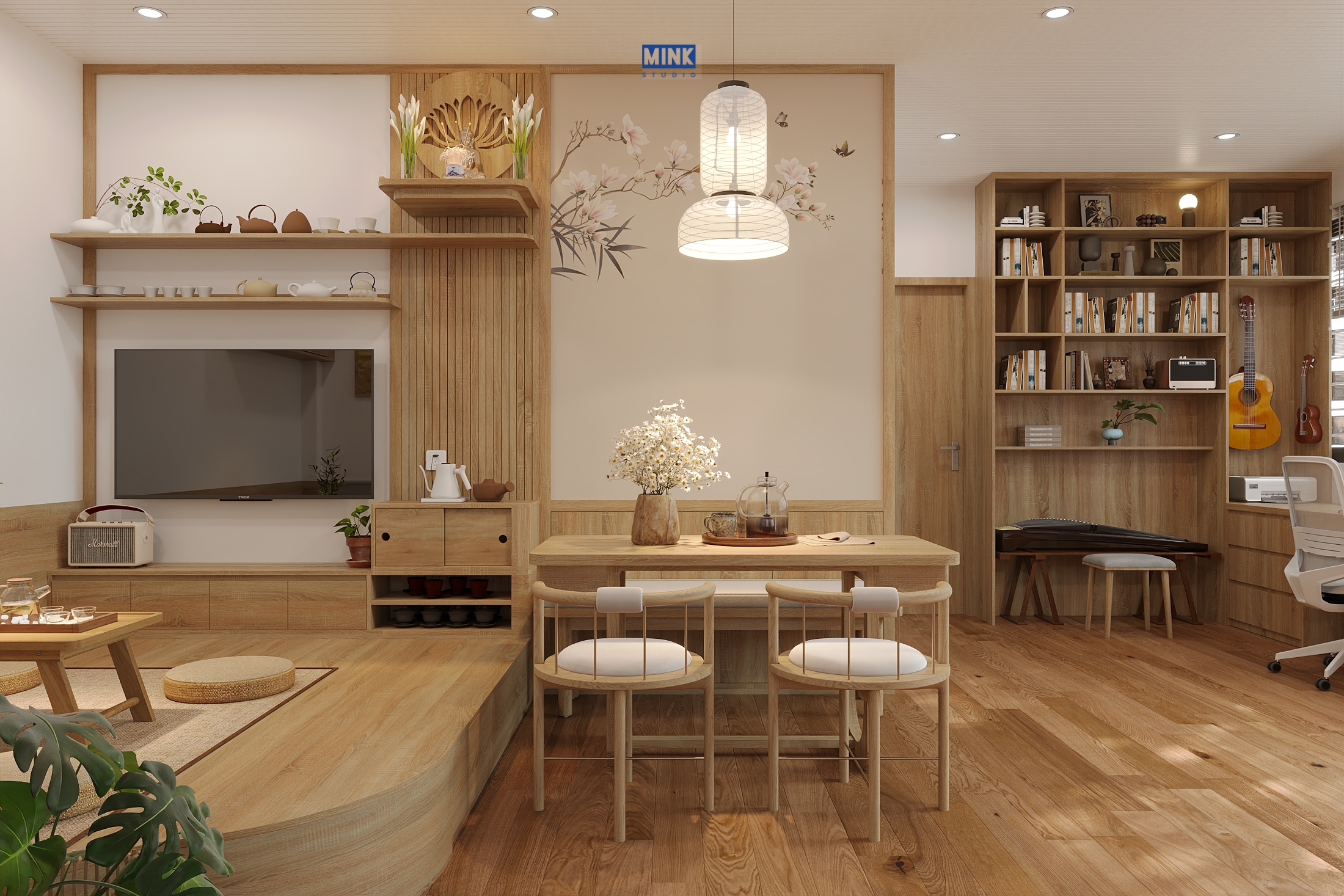 Japandi Inspired Apartment – Cozy Minimal Interior-4