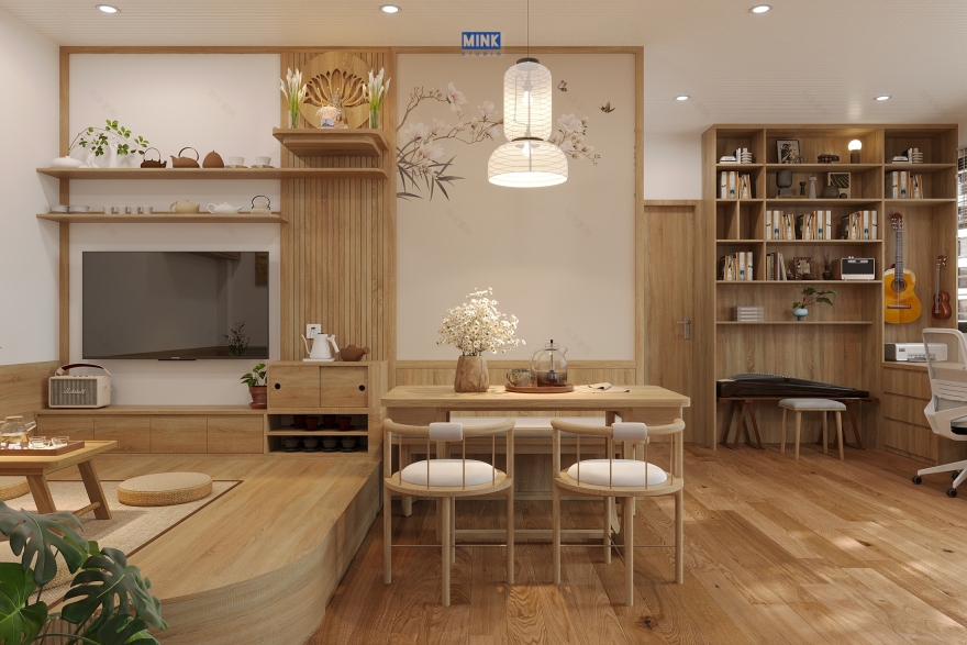 Japandi Inspired Apartment – Cozy Minimal Interior-4