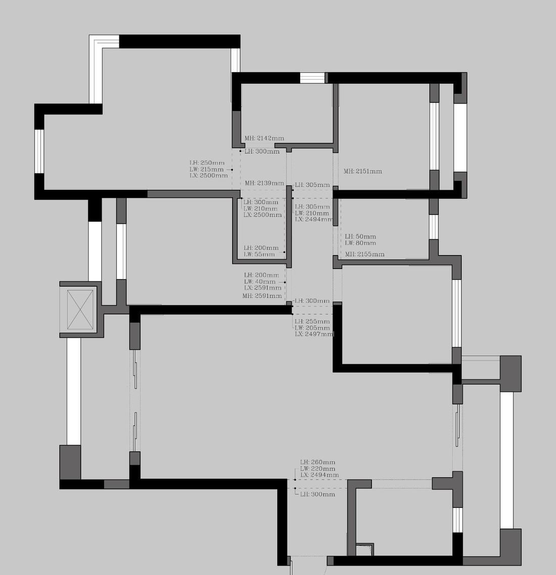 卓越浅水湾 132㎡现代轻奢家居设计,功能与美学的完美融合-0