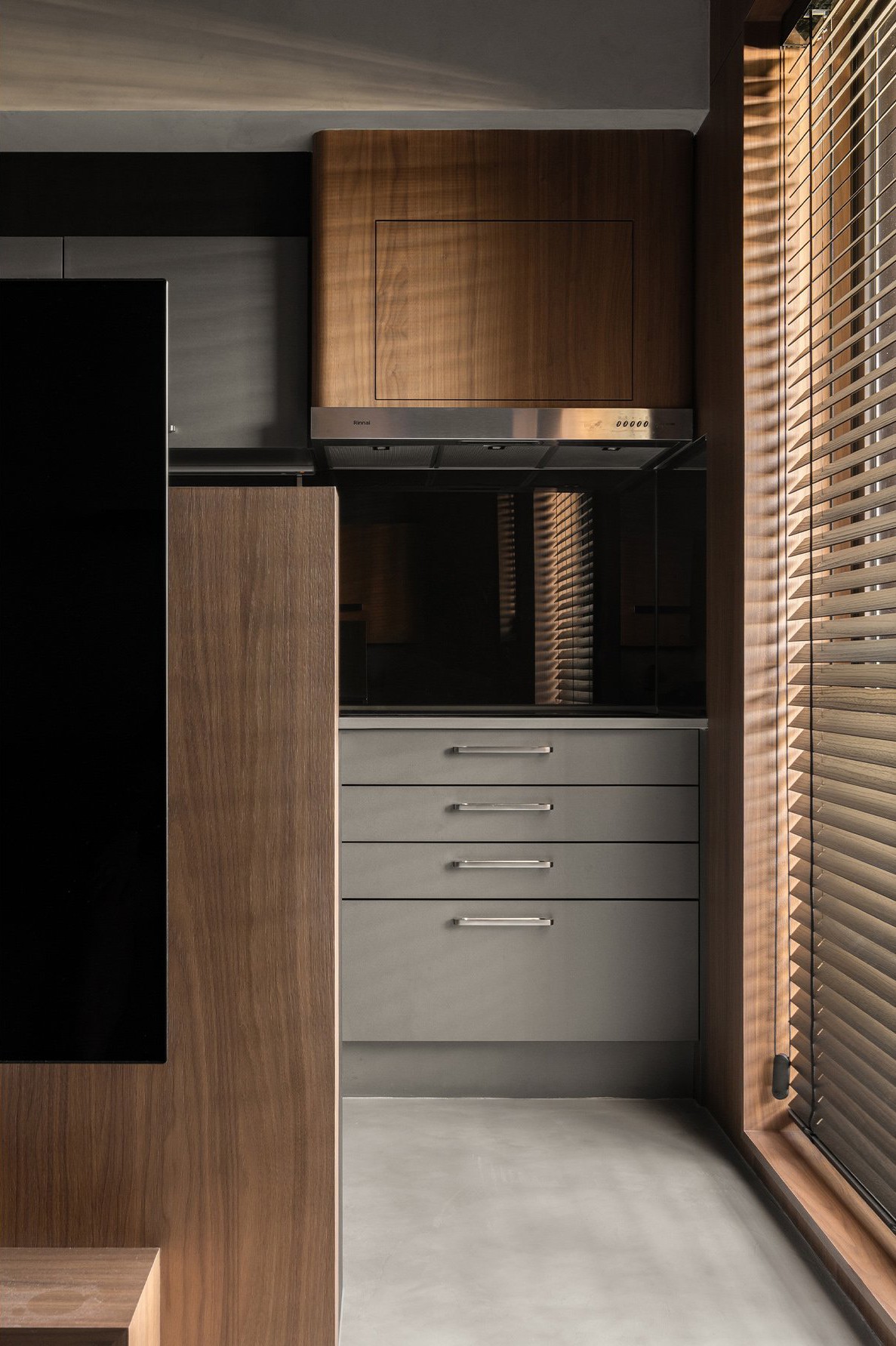 木介空间设计 | 胡桃木色的经典搭配，内敛高级！-6