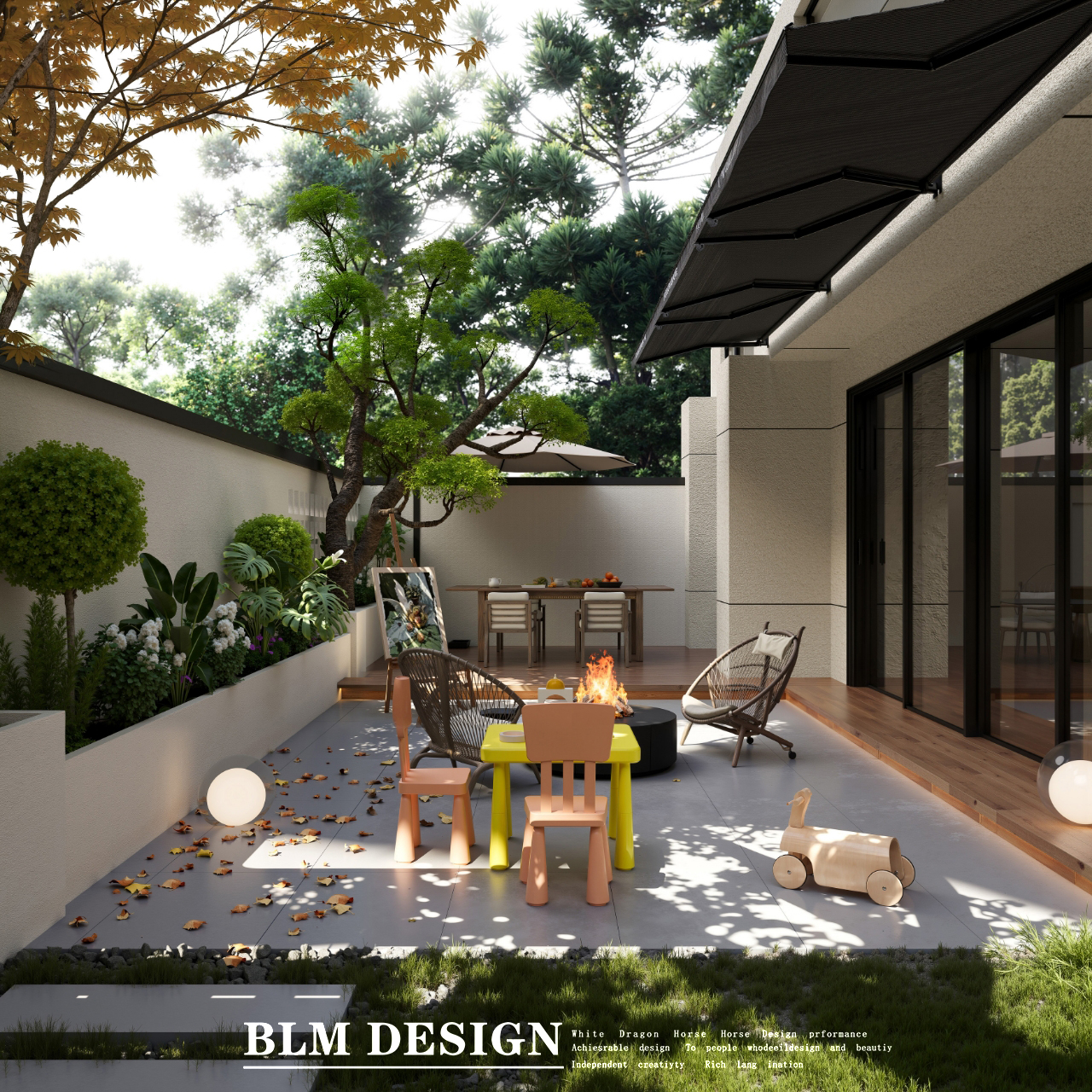 工装外立面院子案例-2