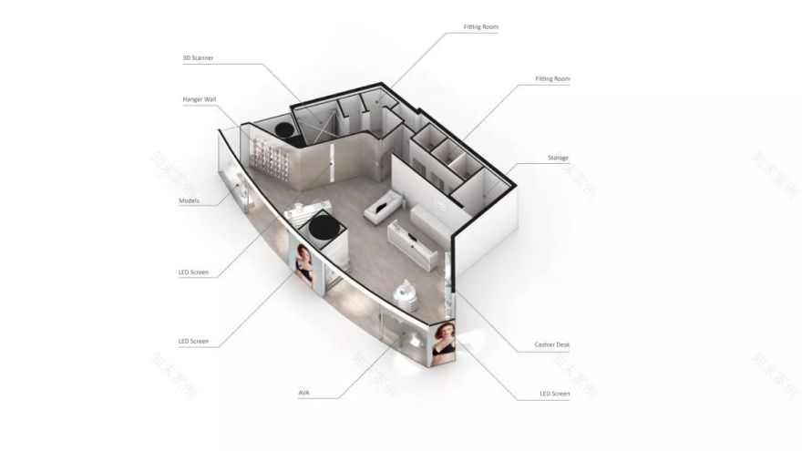 上海两家内外“NEIWAI”内衣旗舰店 l NAN Architects-33