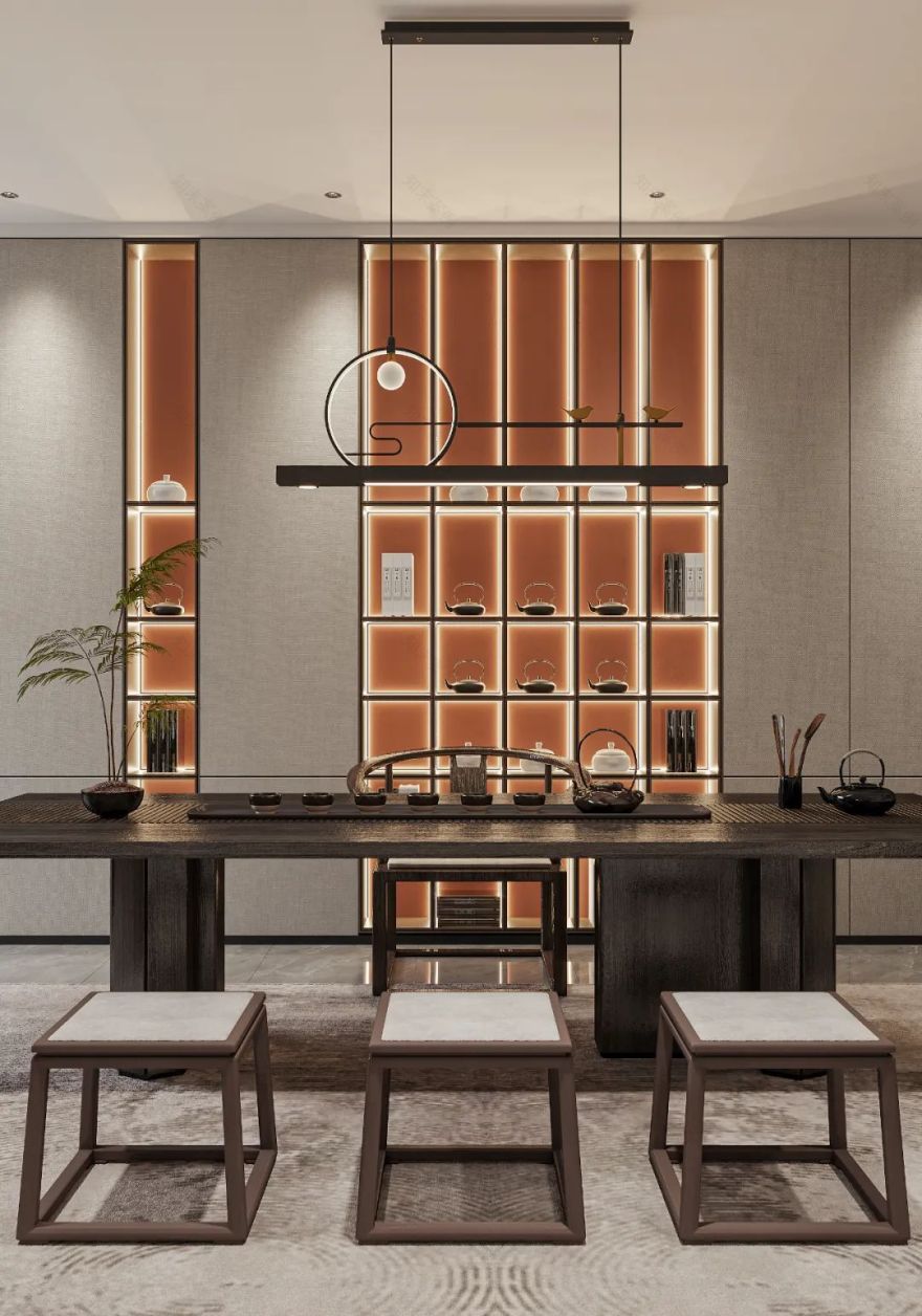 265㎡新中式私宅丨中国包头丨阿迪-34