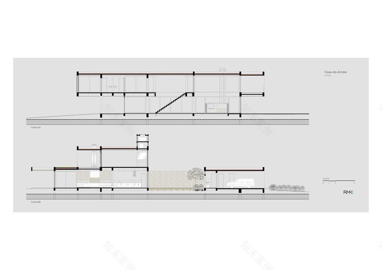 巴西河岸线性住宅,融入自然与通透-30