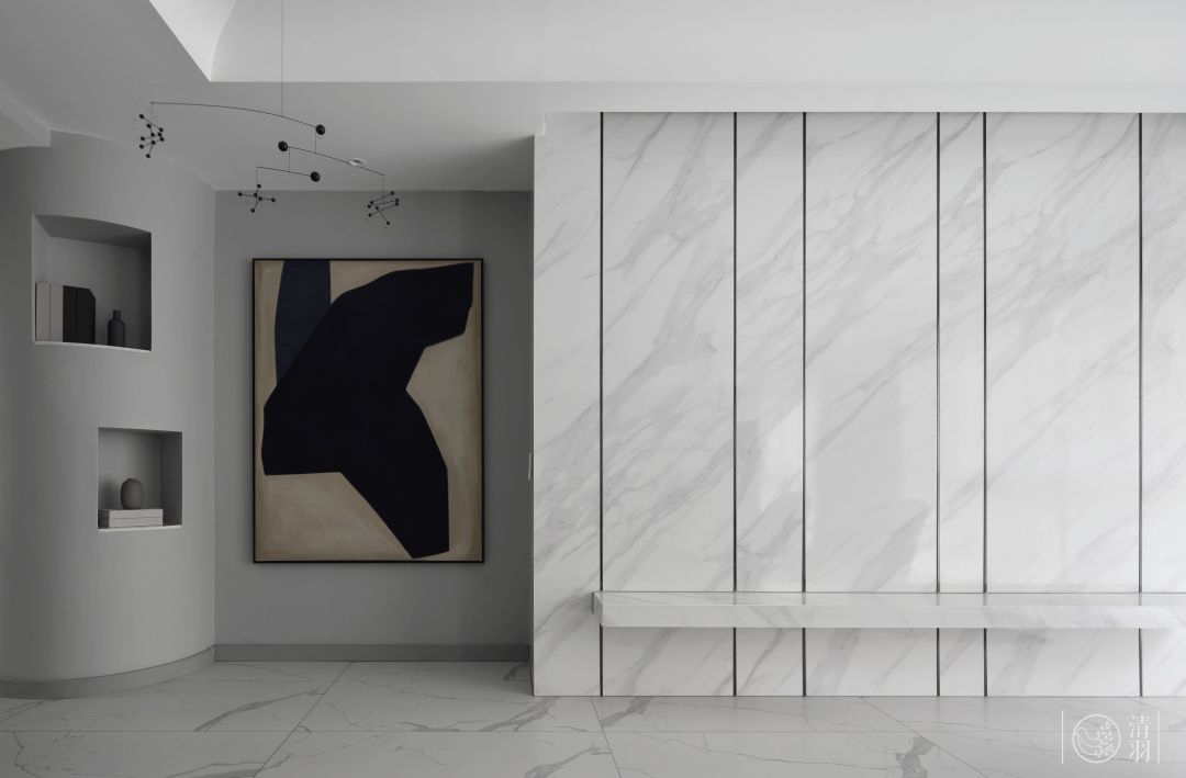 幸福诠释家的温暖——现代精致四口之家设计-33