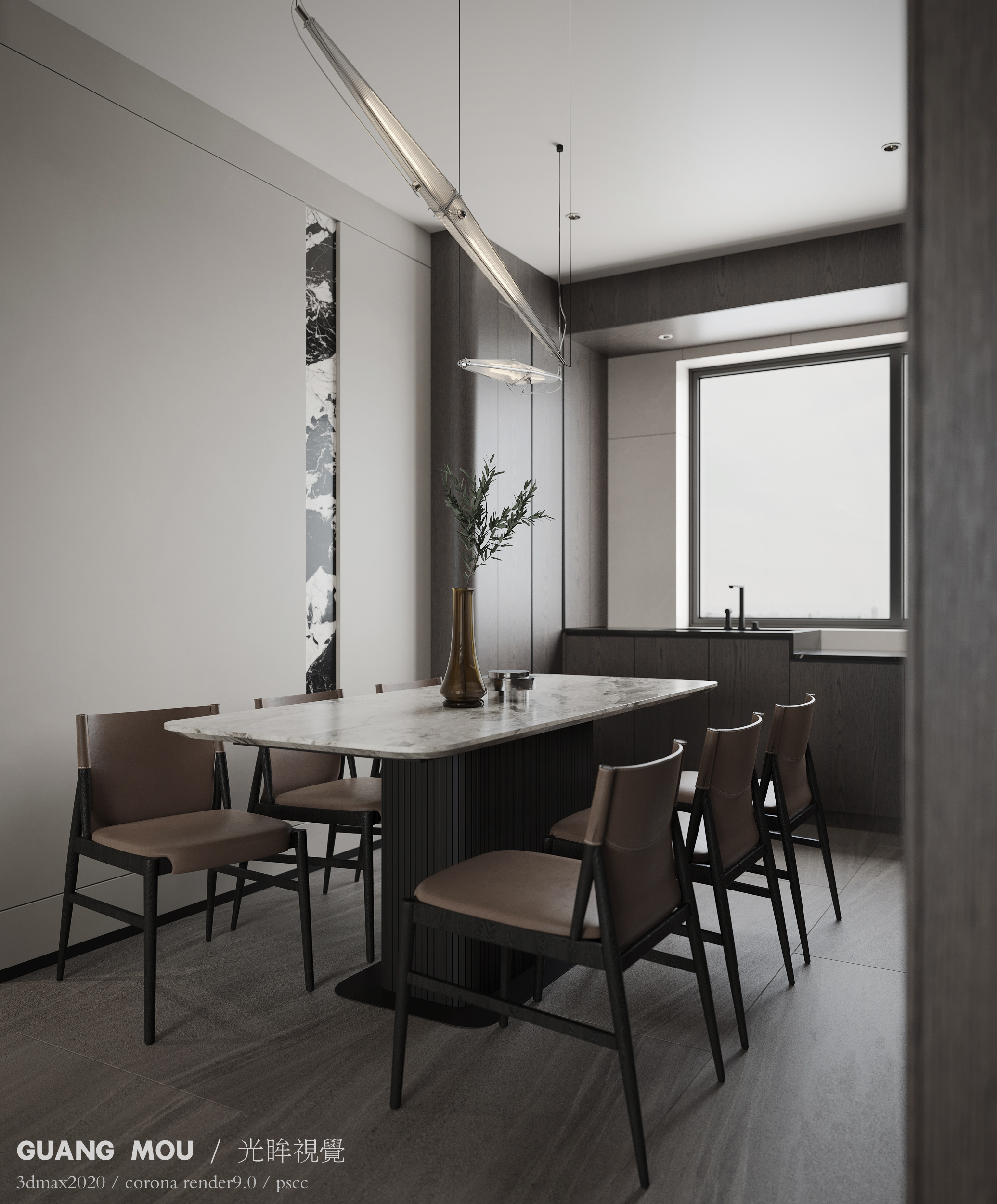 现代家具渲染丨光眸视觉表现-5
