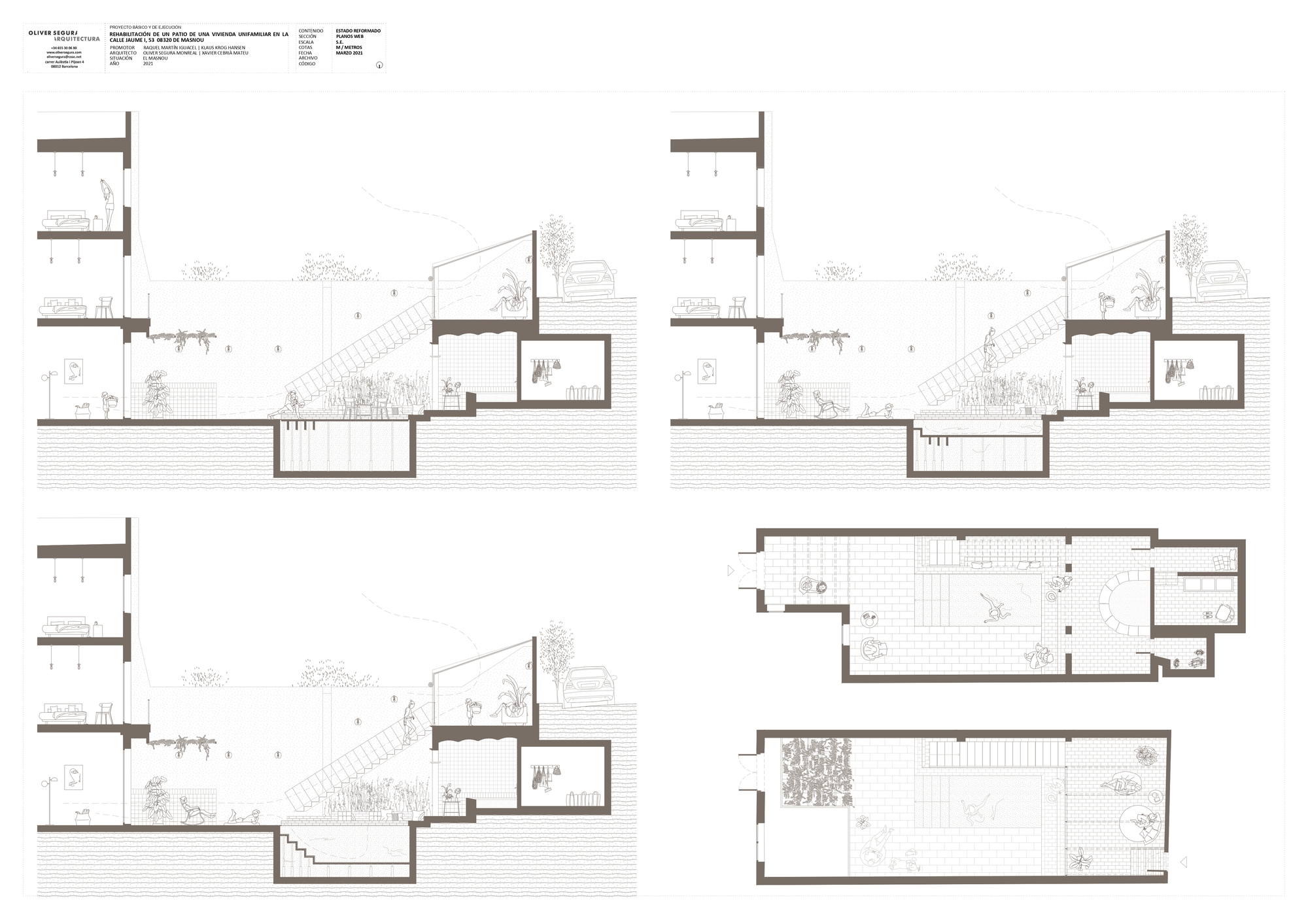 现代主义庭院翻新丨SpainBarcelona-33